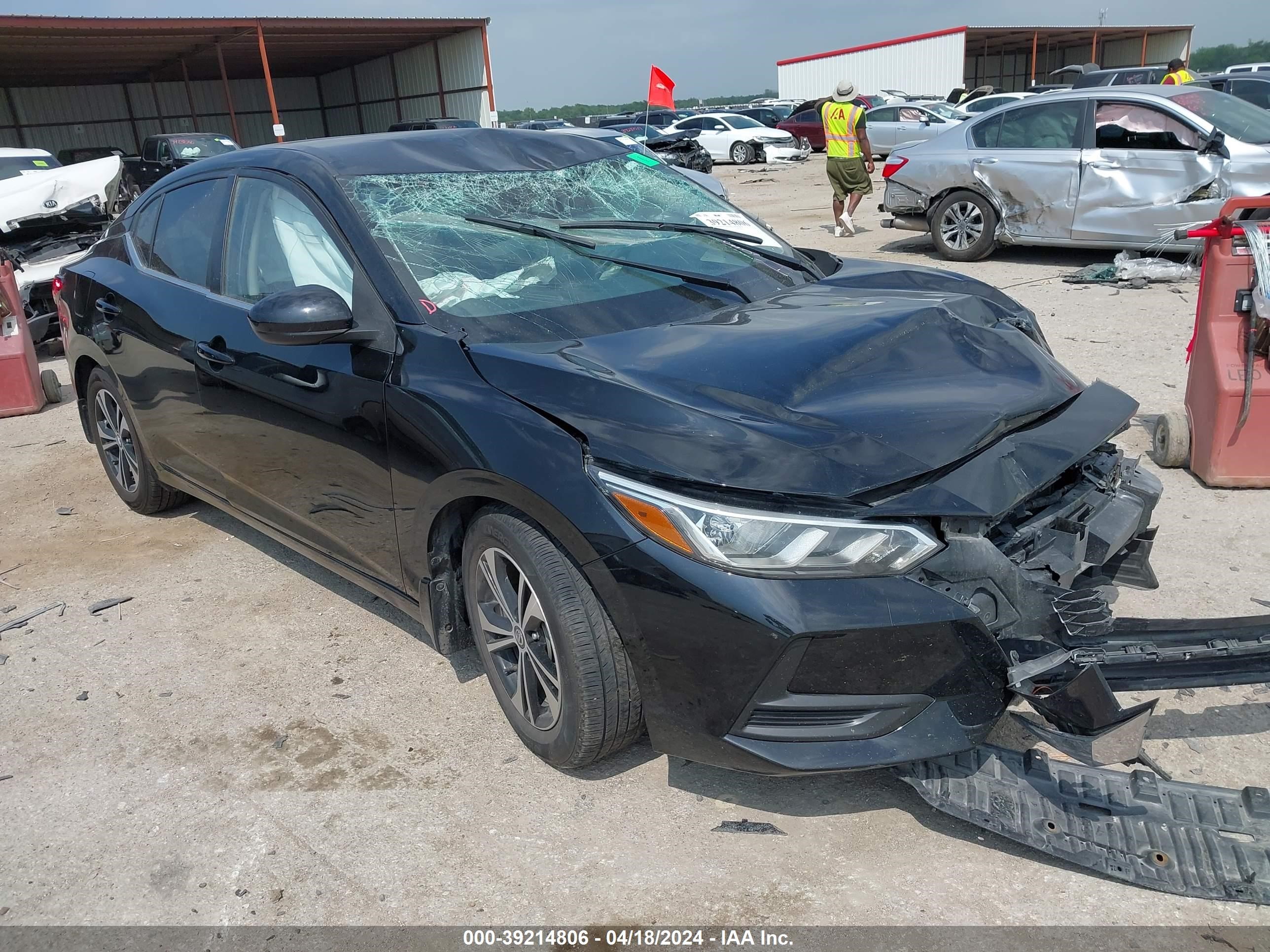 2022 Nissan Sentra Sv Xtronic Cvt vin: 3N1AB8CV6NY288479