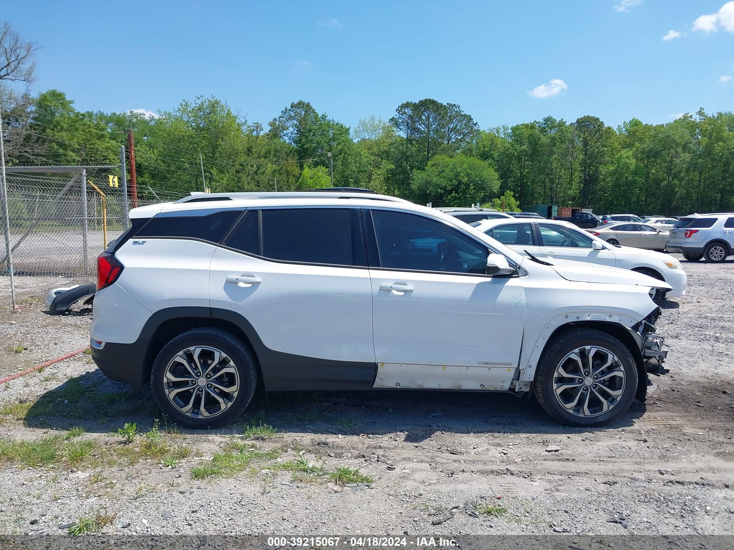 2018 GMC Terrain Slt vin: 3GKALPEV4JL261956