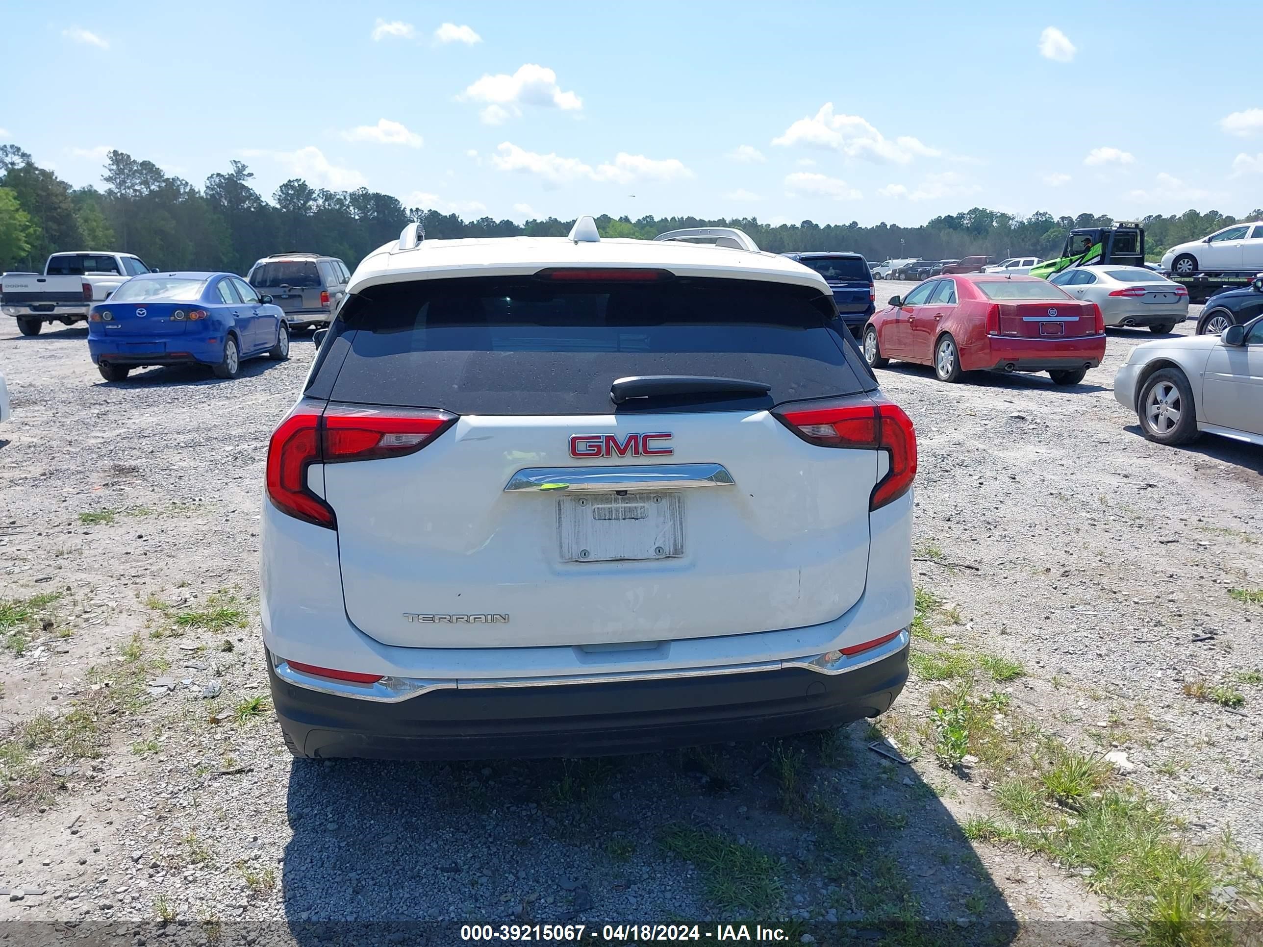 2018 GMC Terrain Slt vin: 3GKALPEV4JL261956