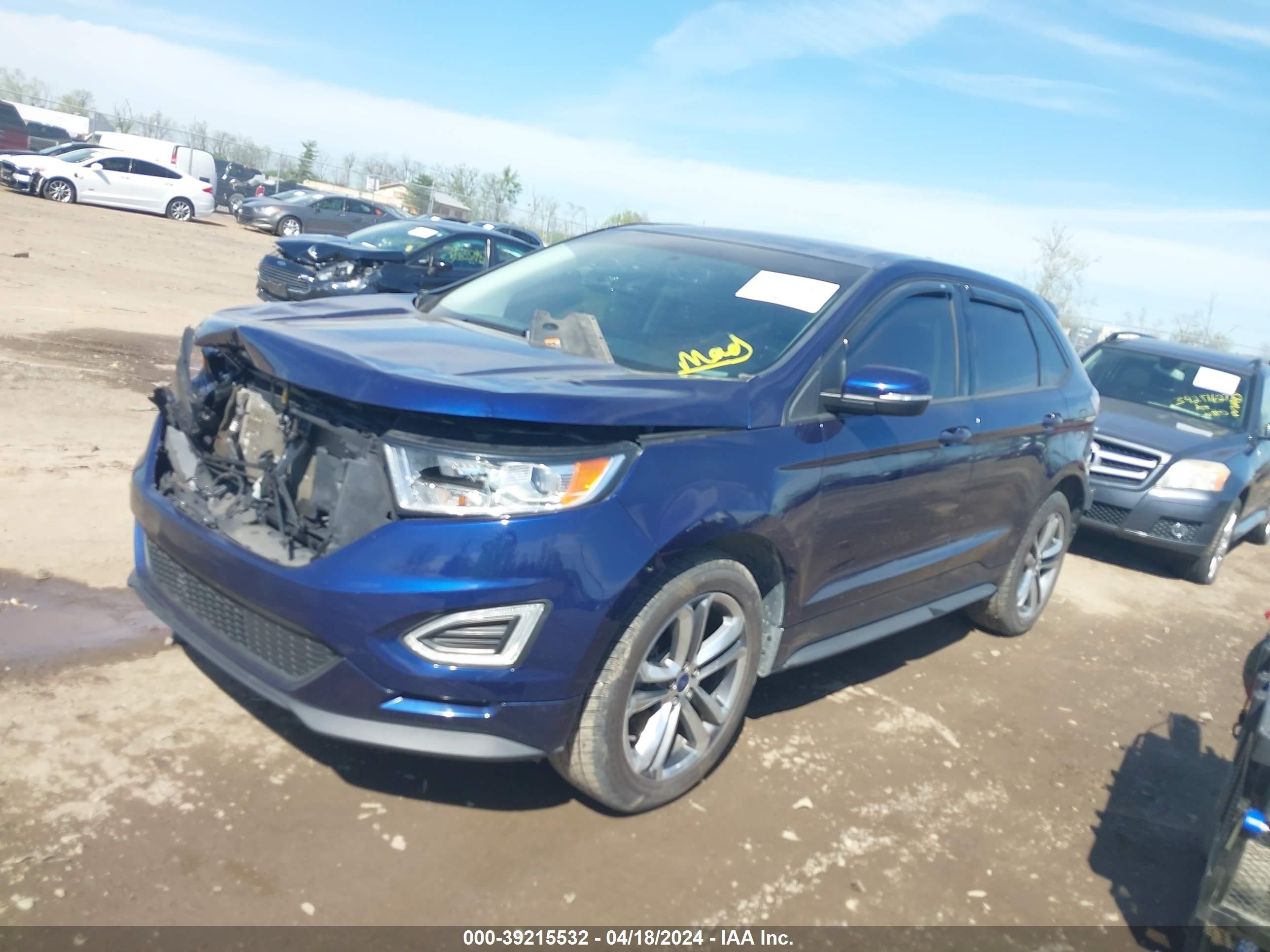 2016 Ford Edge Sport vin: 2FMPK4AP5GBC13249