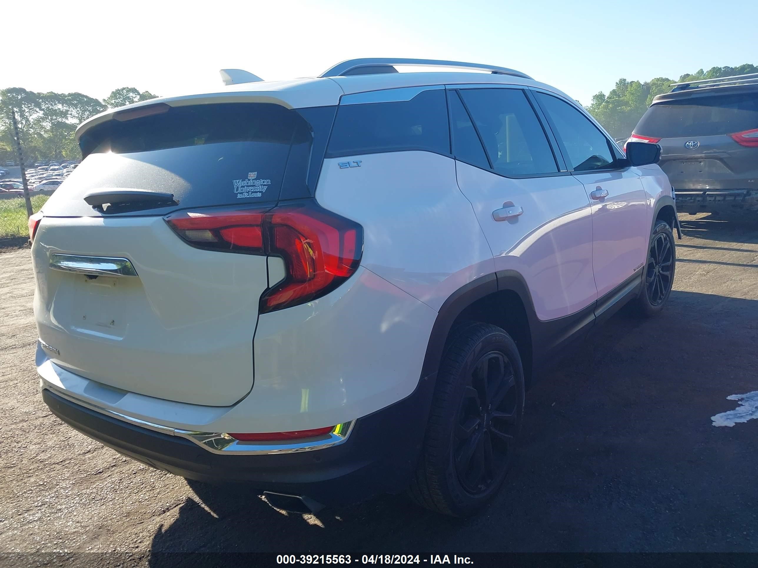 2020 GMC Terrain Fwd Slt vin: 3GKALPEX2LL152724