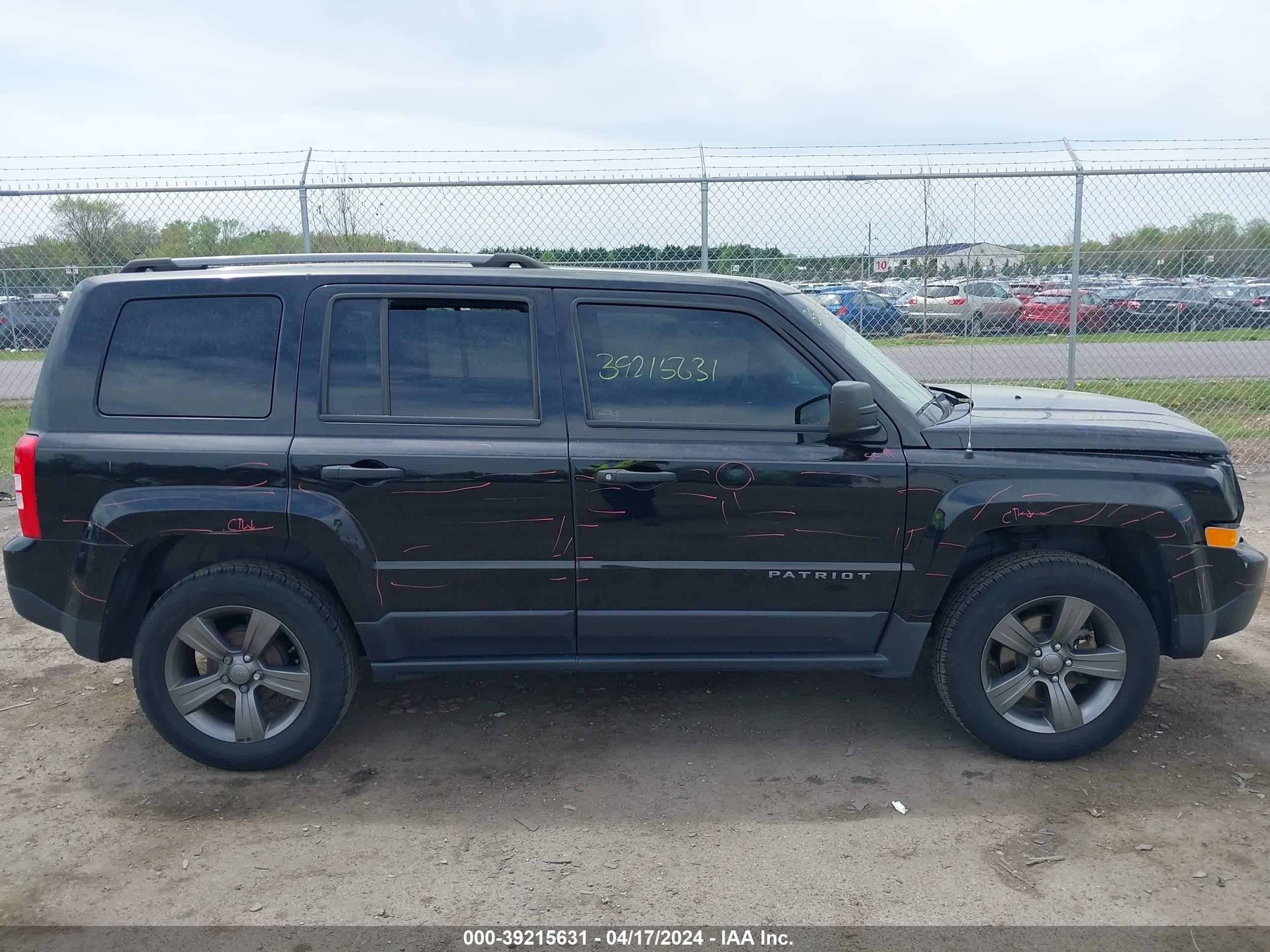 2017 Jeep Patriot Sport Se Fwd vin: 1C4NJPBA6HD200628