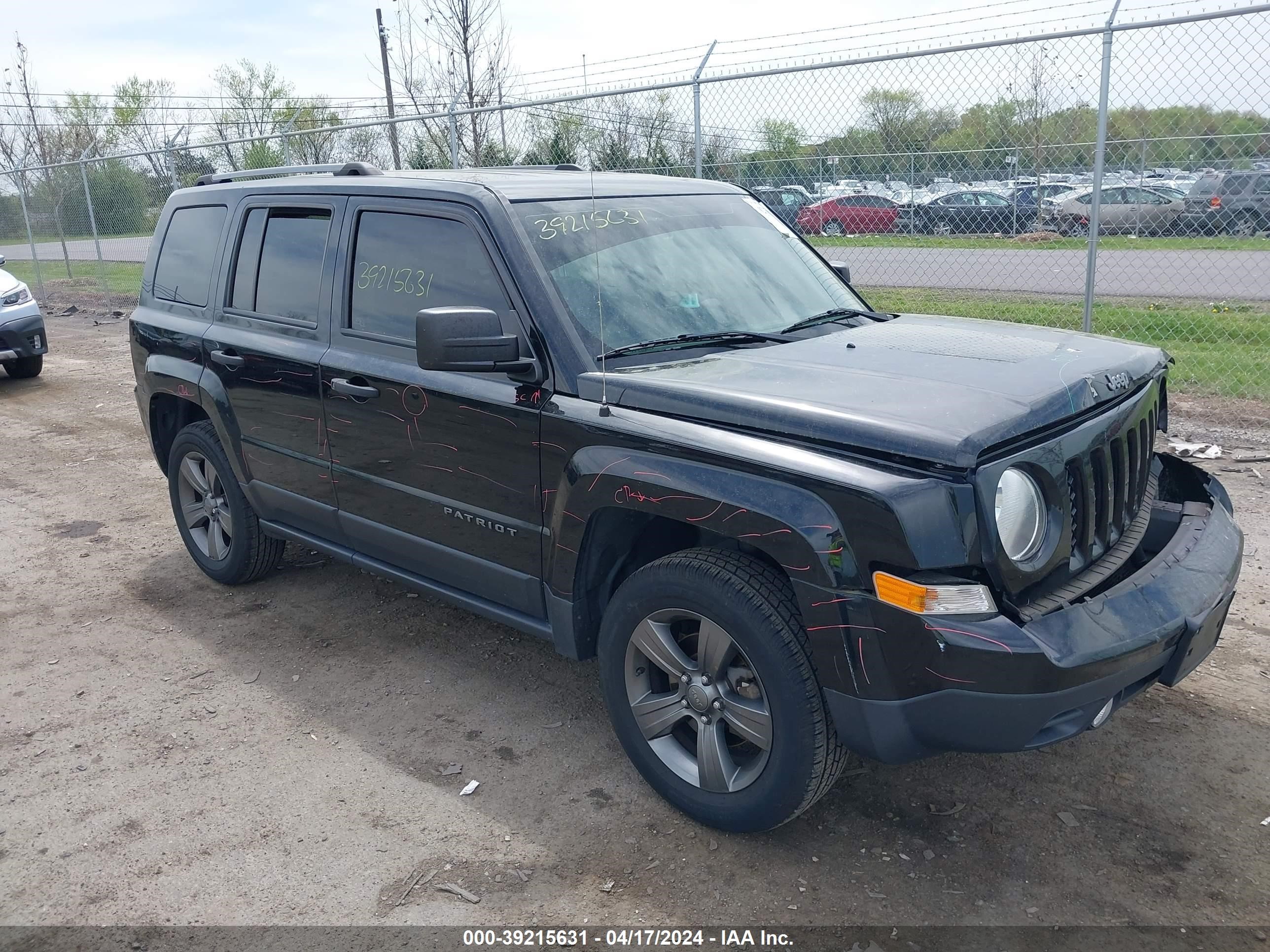 2017 Jeep Patriot Sport Se Fwd vin: 1C4NJPBA6HD200628