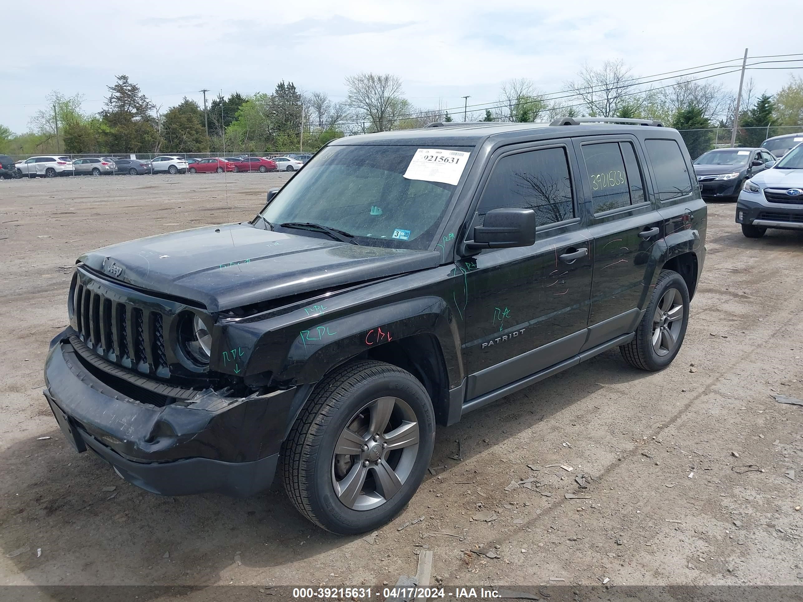 2017 Jeep Patriot Sport Se Fwd vin: 1C4NJPBA6HD200628