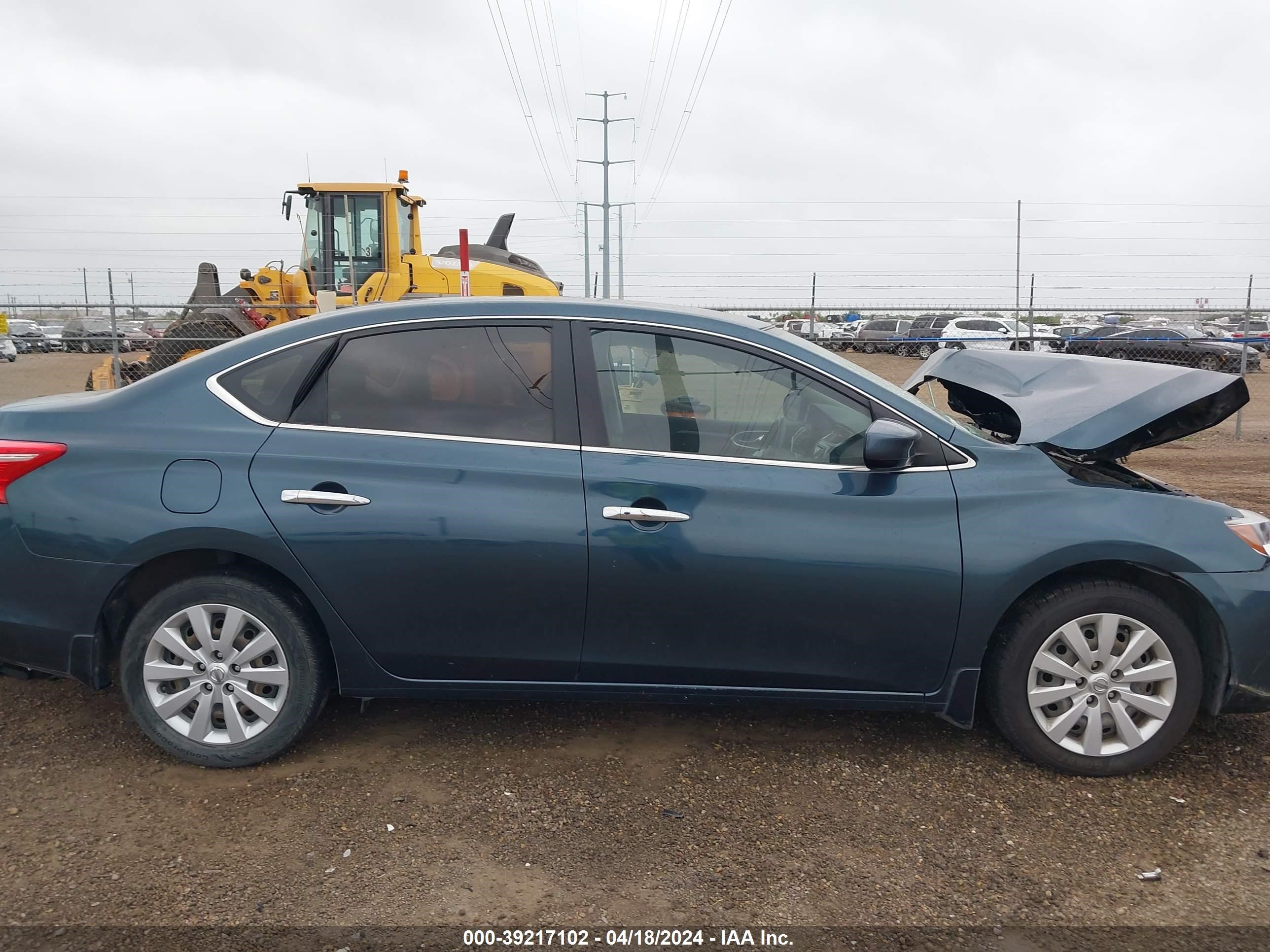 2016 Nissan Sentra Sv vin: 3N1AB7AP9GY333657