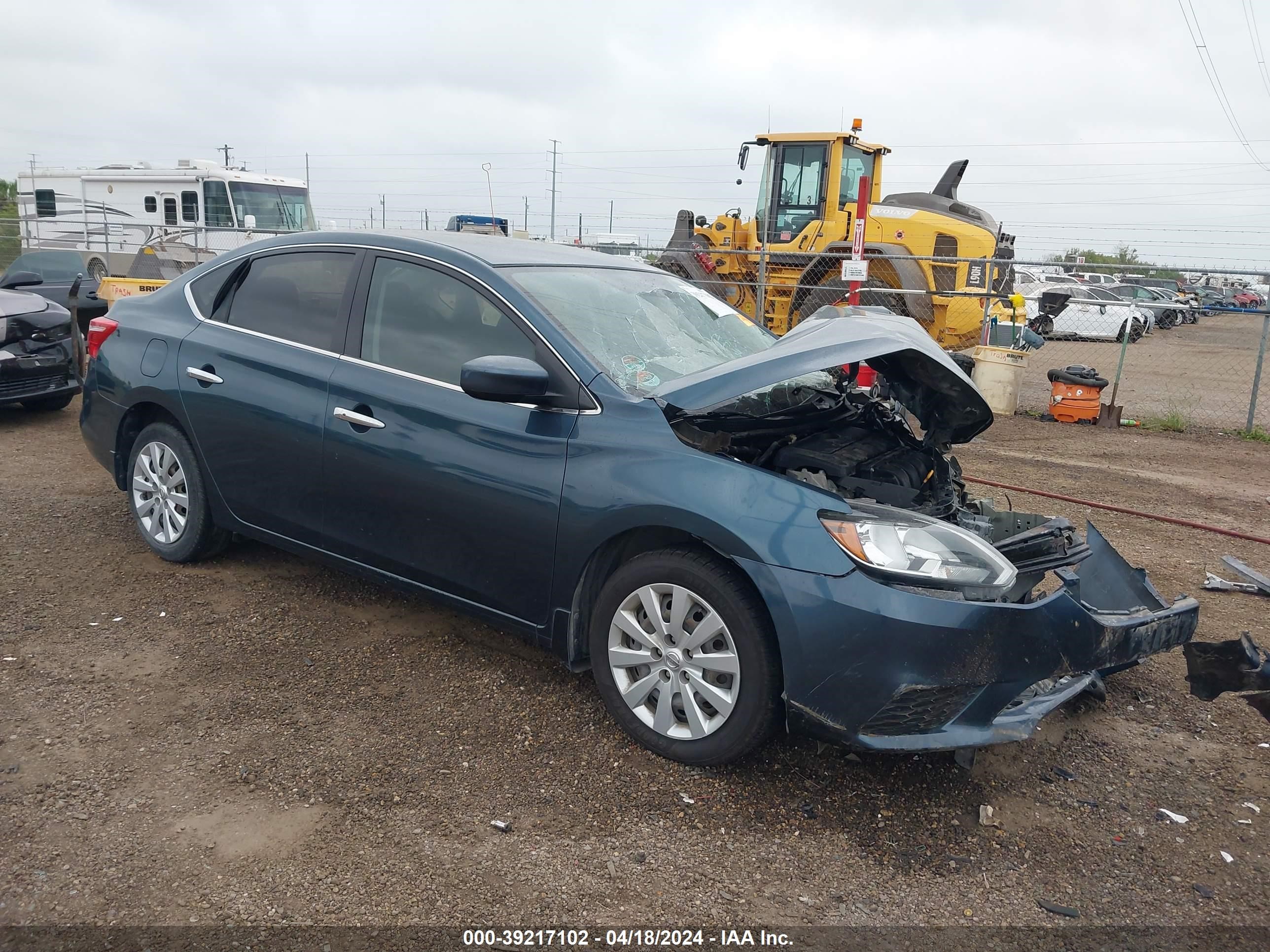 2016 Nissan Sentra Sv vin: 3N1AB7AP9GY333657