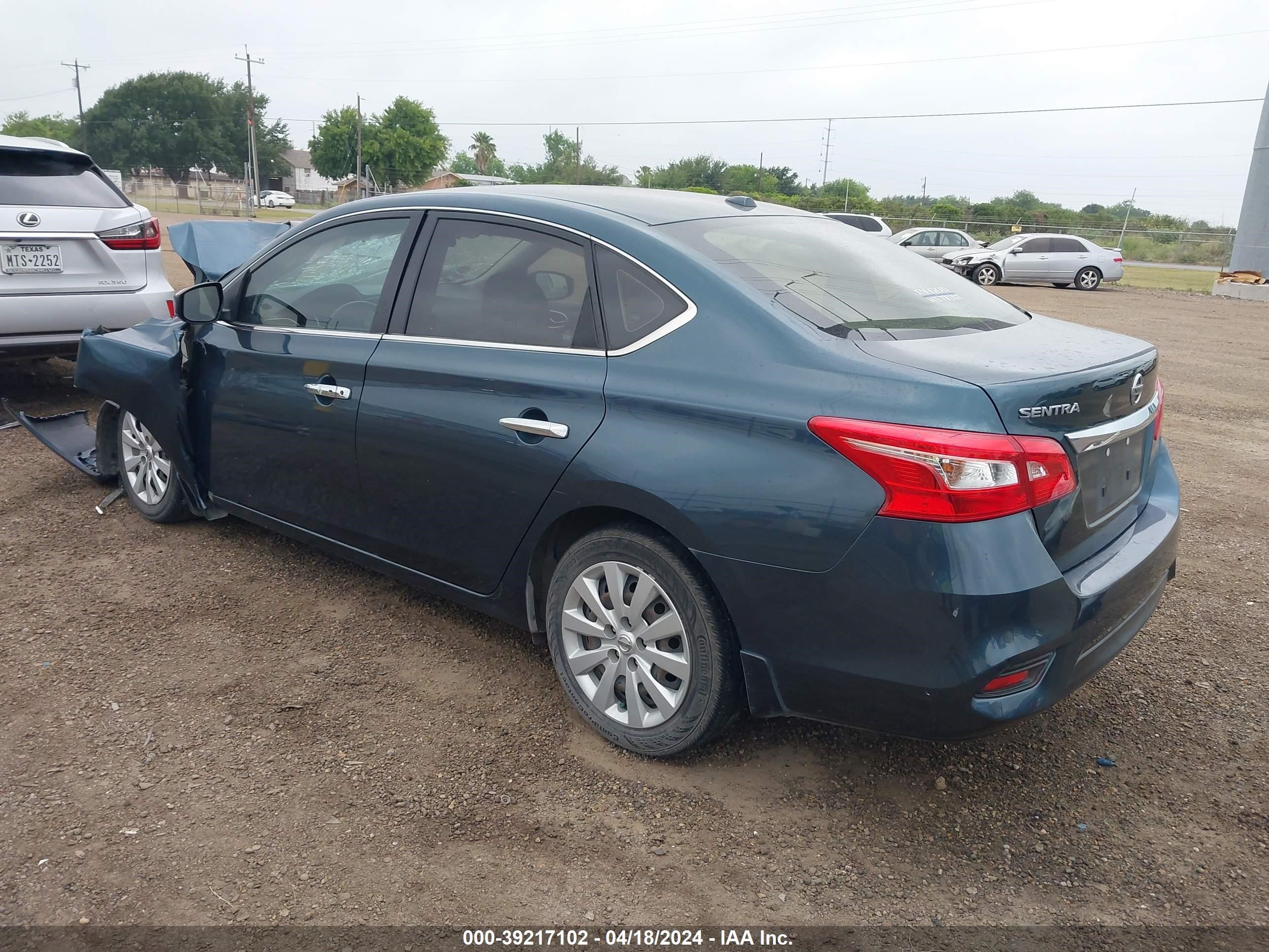 2016 Nissan Sentra Sv vin: 3N1AB7AP9GY333657