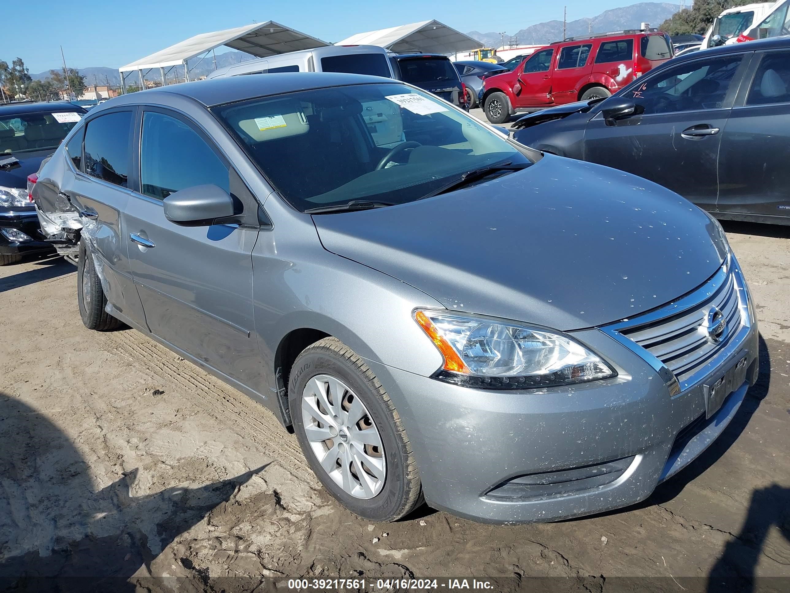 2014 Nissan Sentra S vin: 3N1AB7AP8EL685560