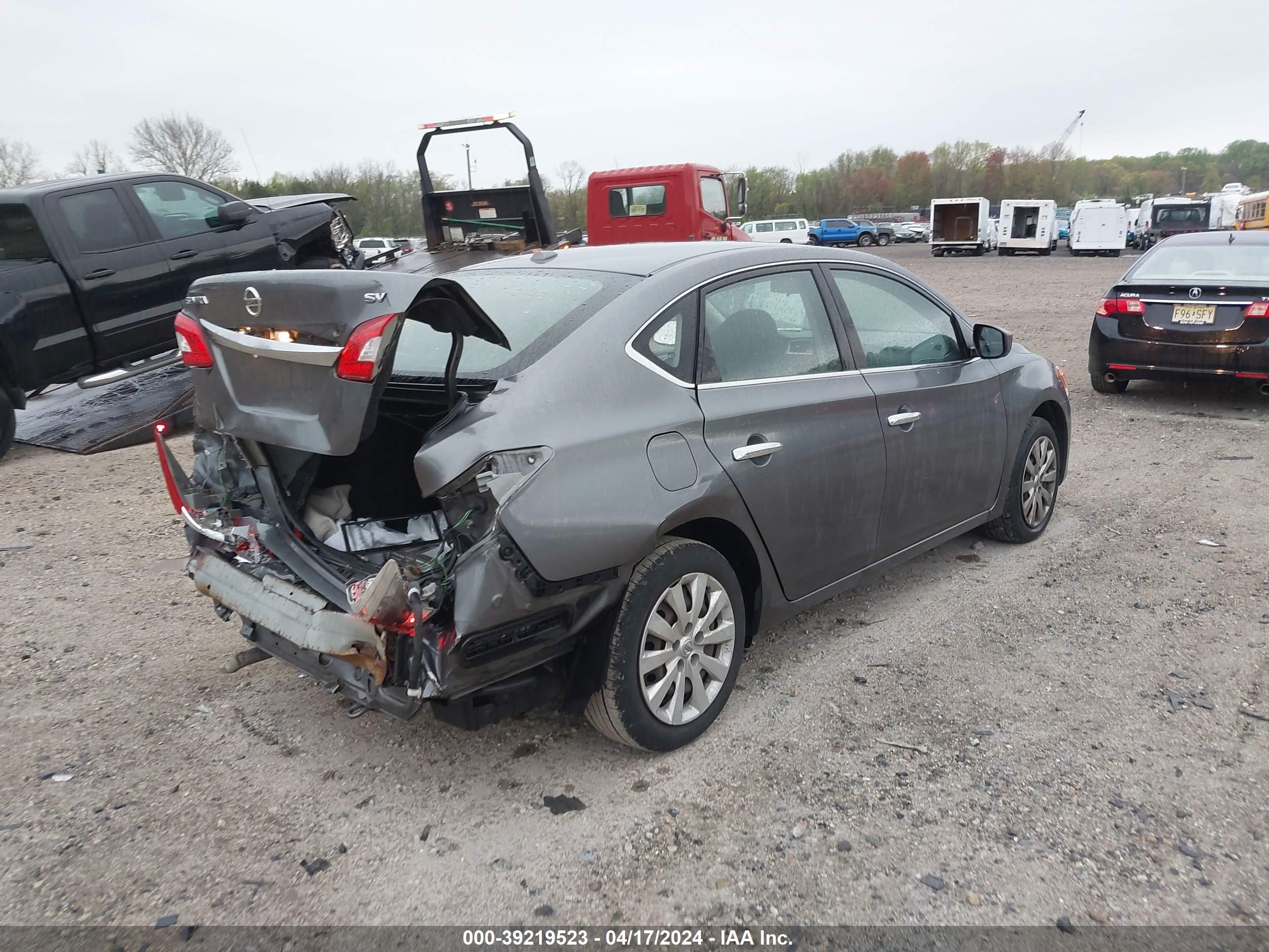 2015 Nissan Sentra Sv vin: 3N1AB7AP7FL689973