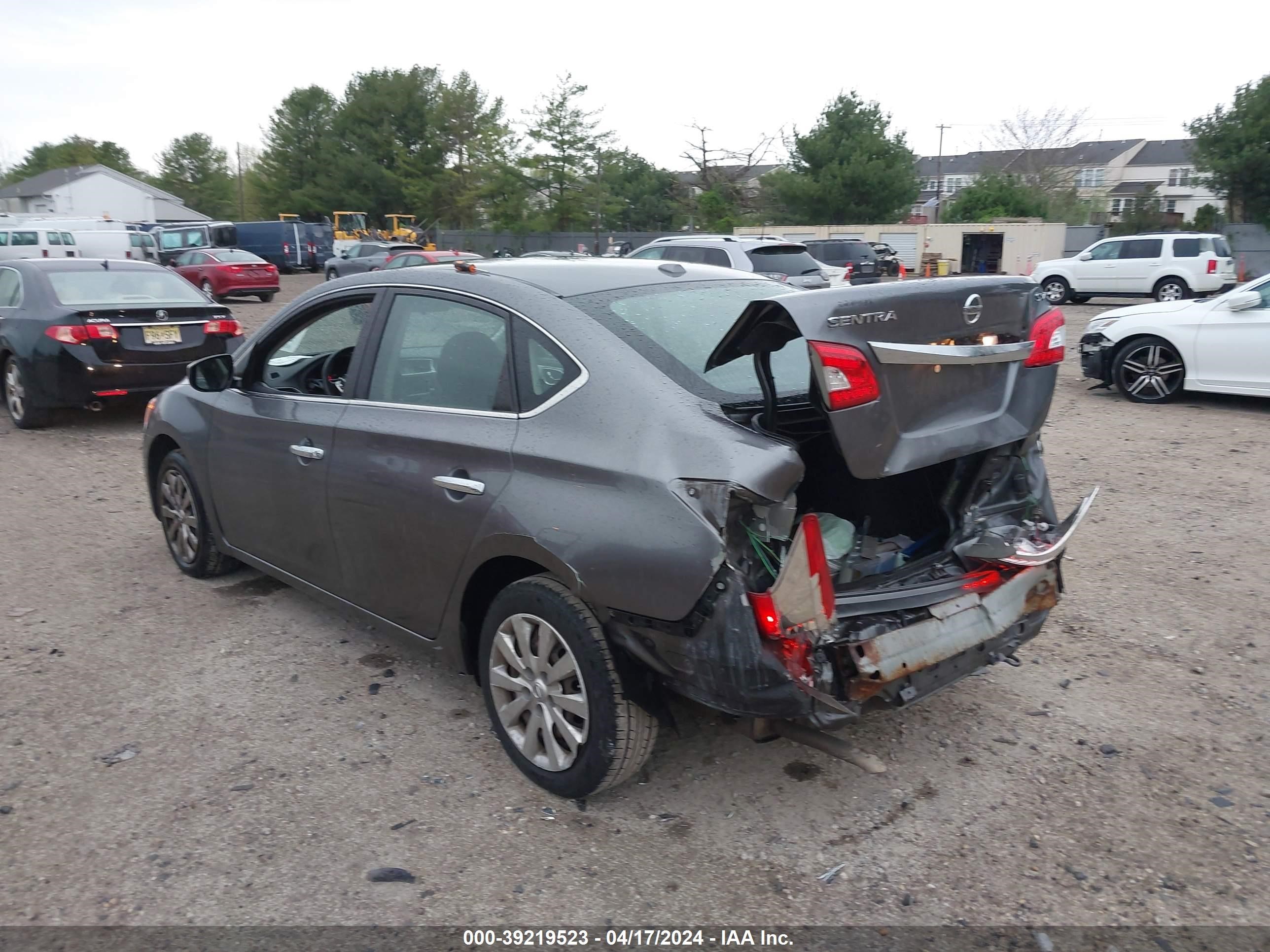 2015 Nissan Sentra Sv vin: 3N1AB7AP7FL689973