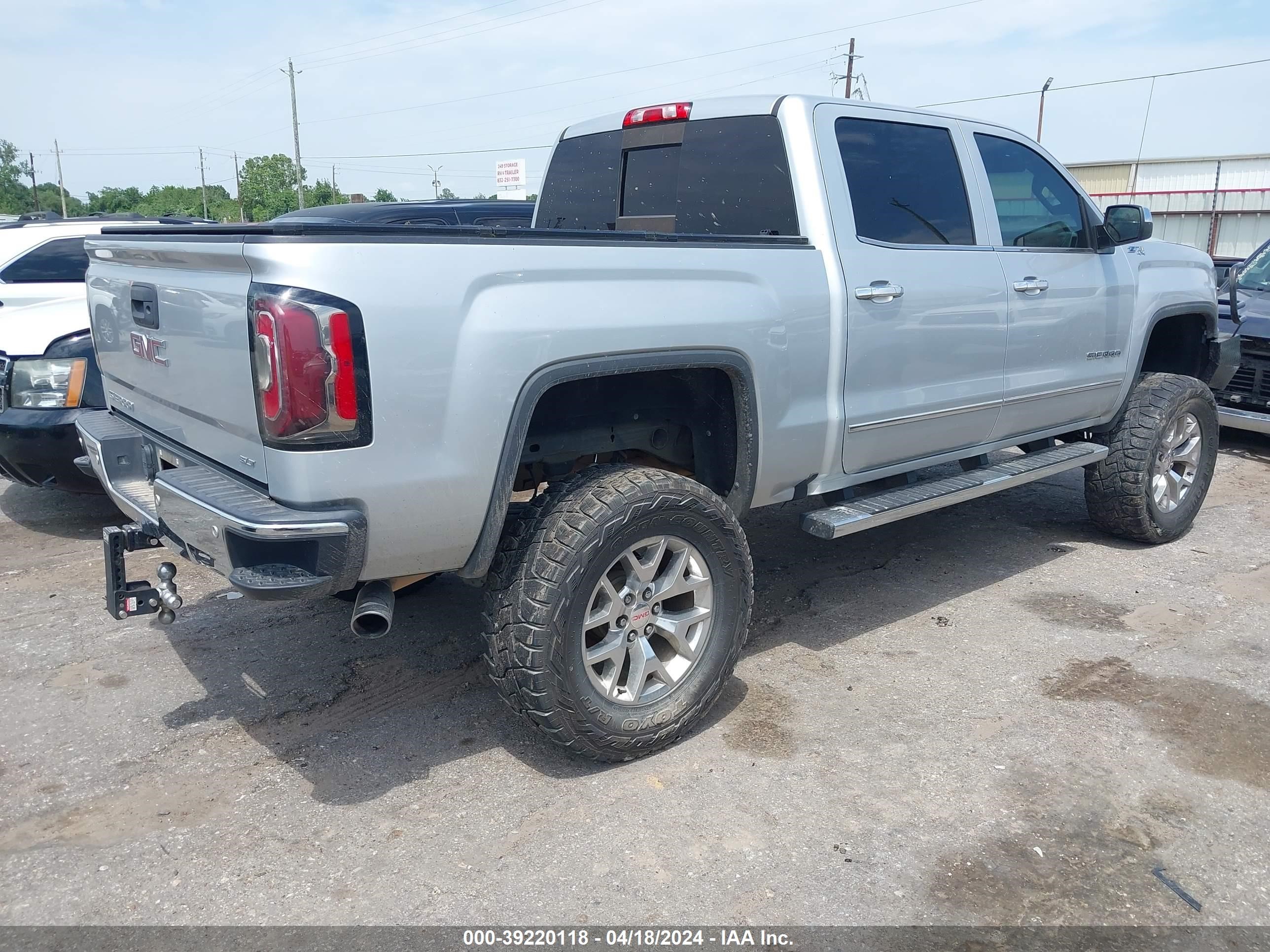 2017 GMC Sierra 1500 Slt vin: 3GTU2NEC7HG228144