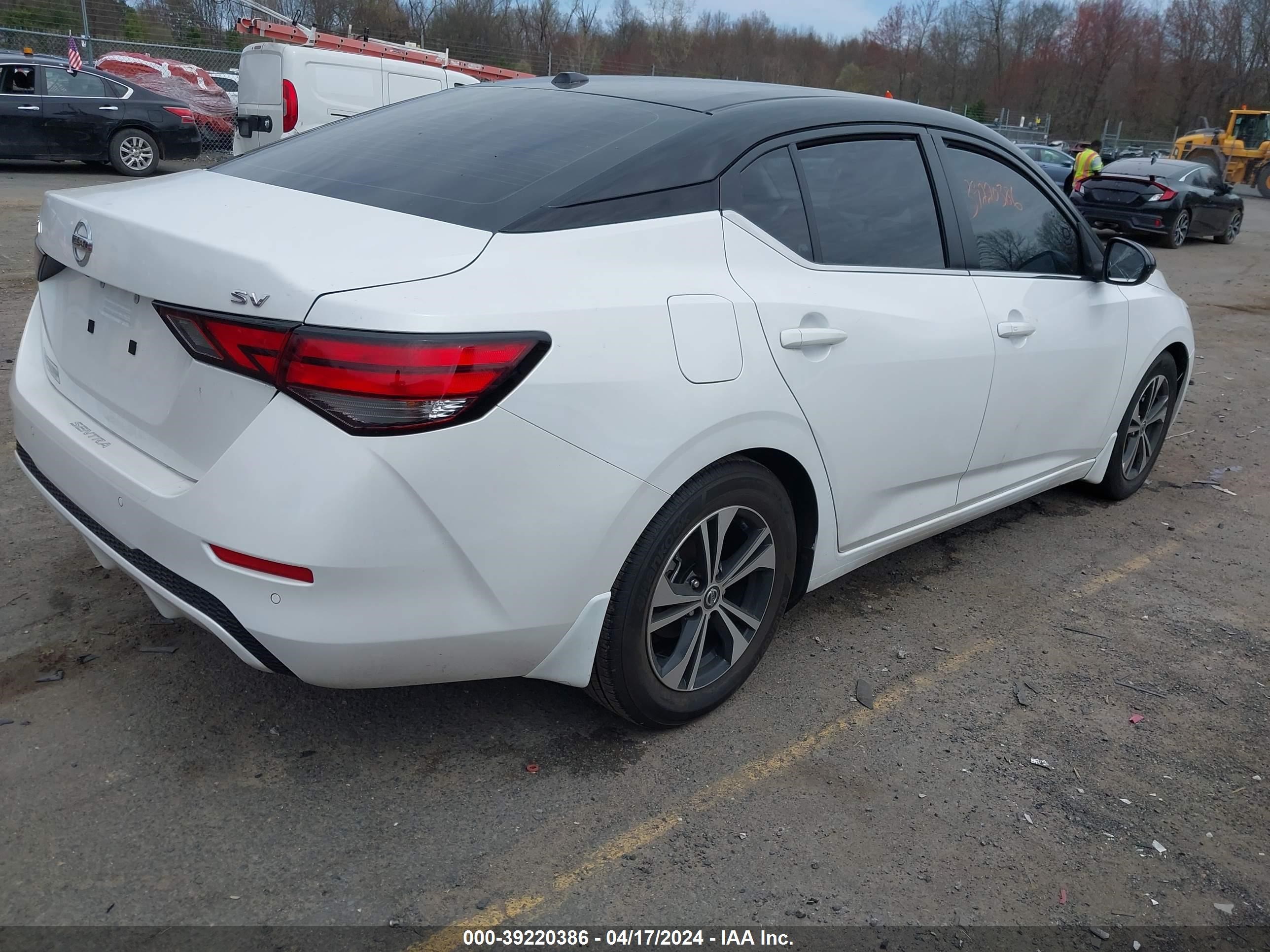 2022 Nissan Sentra Sv Xtronic Cvt vin: 3N1AB8CV7NY219459