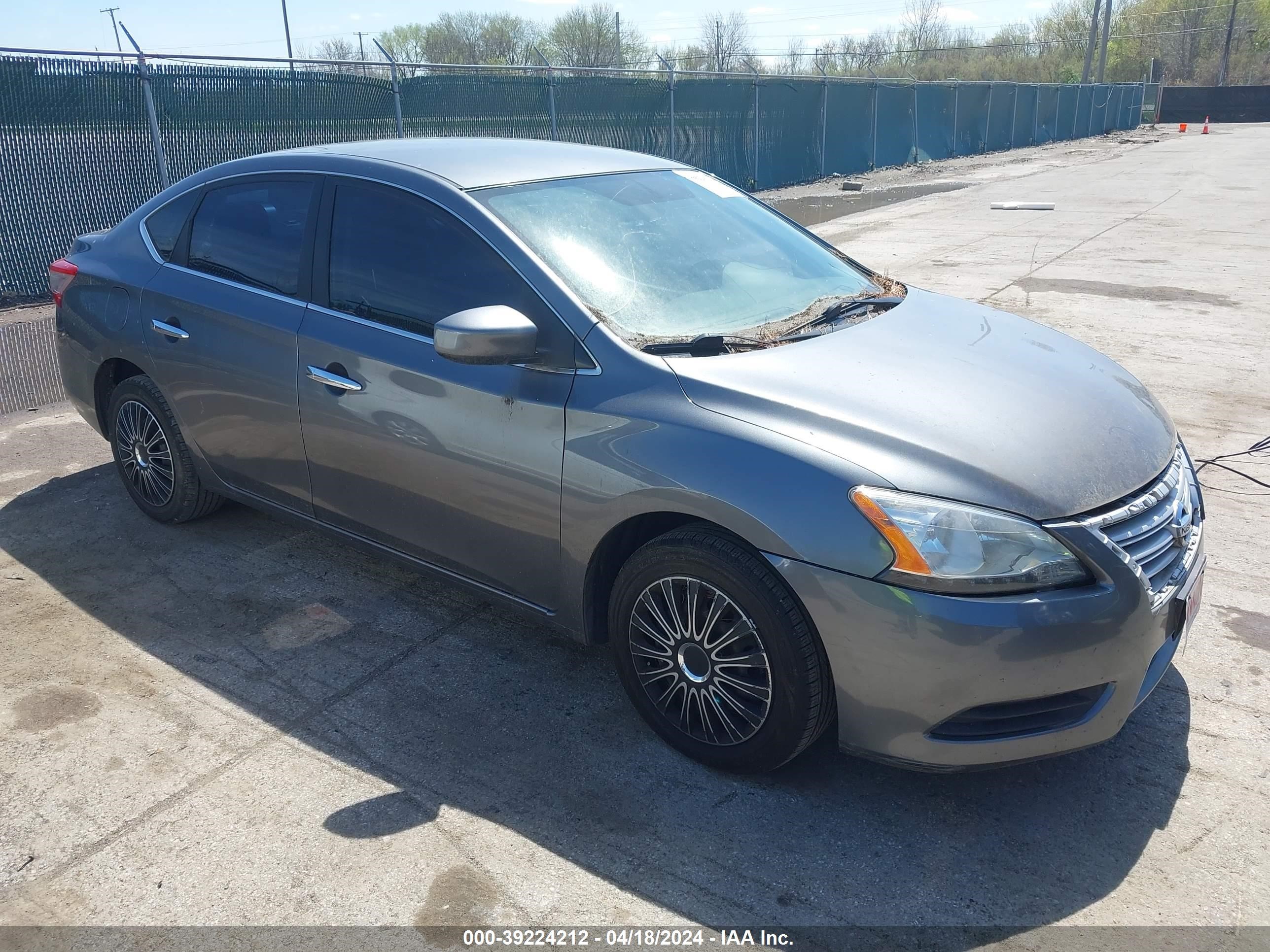 2015 Nissan Sentra S vin: 3N1AB7APXFY346352