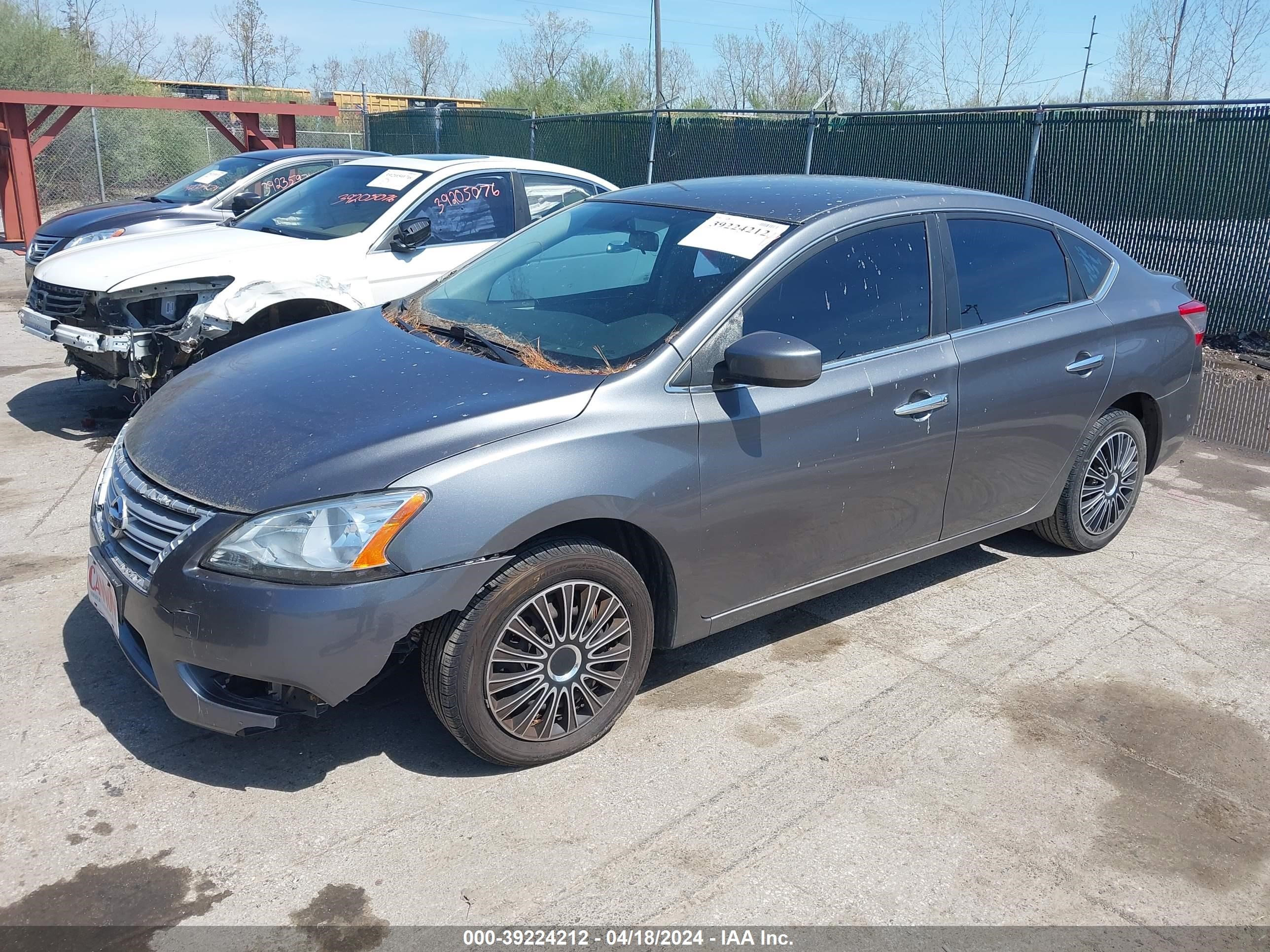 2015 Nissan Sentra S vin: 3N1AB7APXFY346352