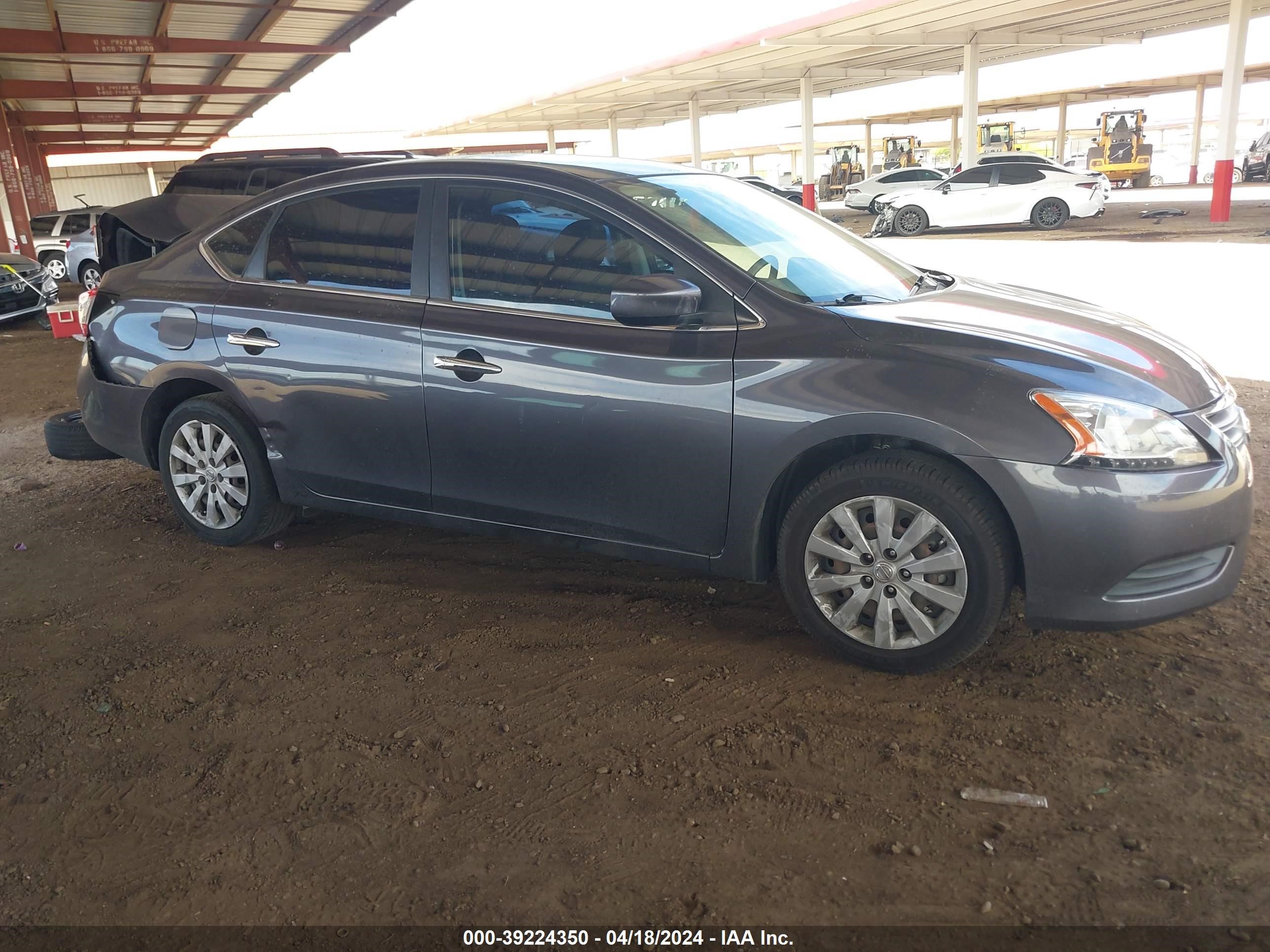 2014 Nissan Sentra Sv vin: 3N1AB7AP1EL670611