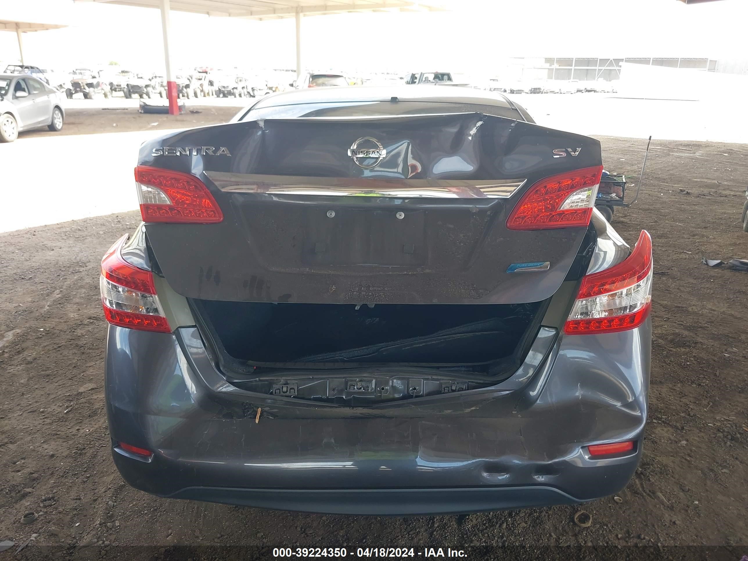 2014 Nissan Sentra Sv vin: 3N1AB7AP1EL670611