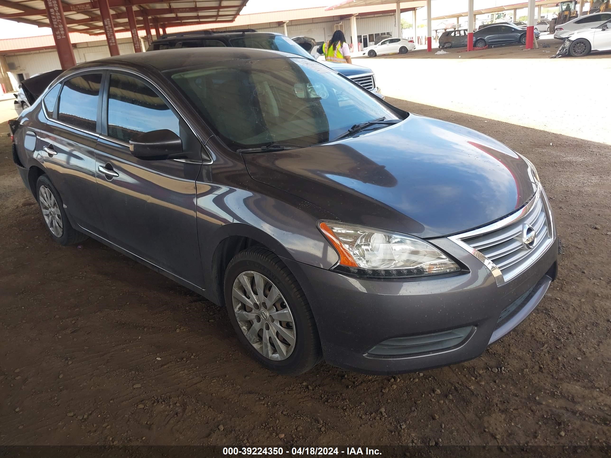 2014 Nissan Sentra Sv vin: 3N1AB7AP1EL670611