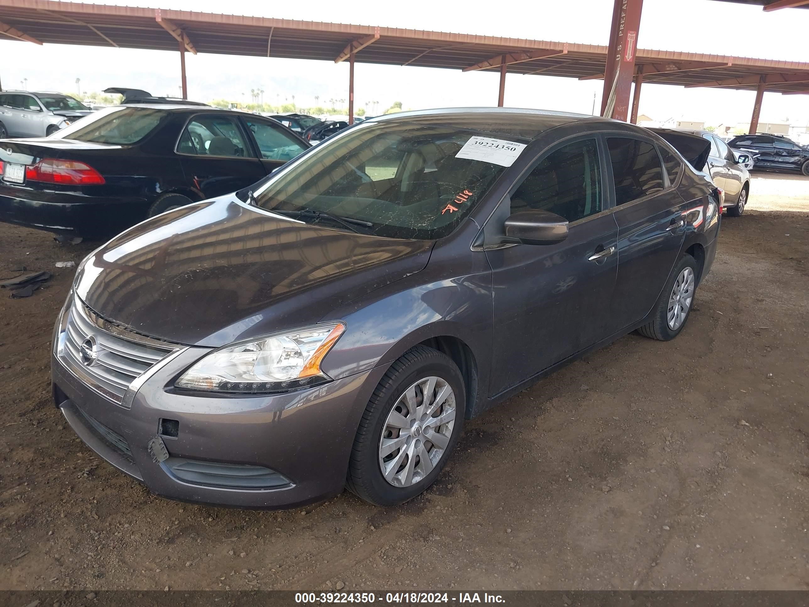 2014 Nissan Sentra Sv vin: 3N1AB7AP1EL670611