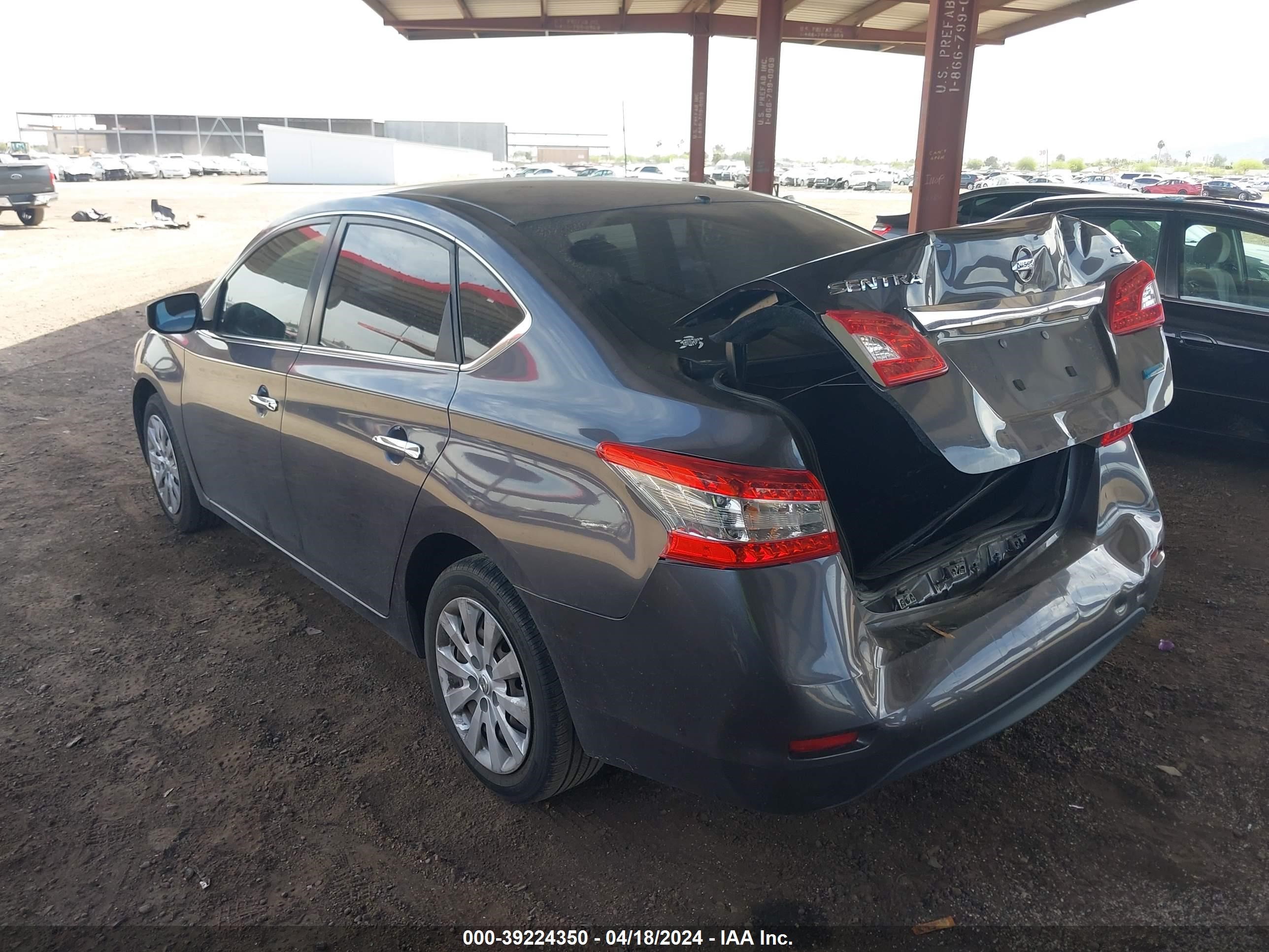 2014 Nissan Sentra Sv vin: 3N1AB7AP1EL670611