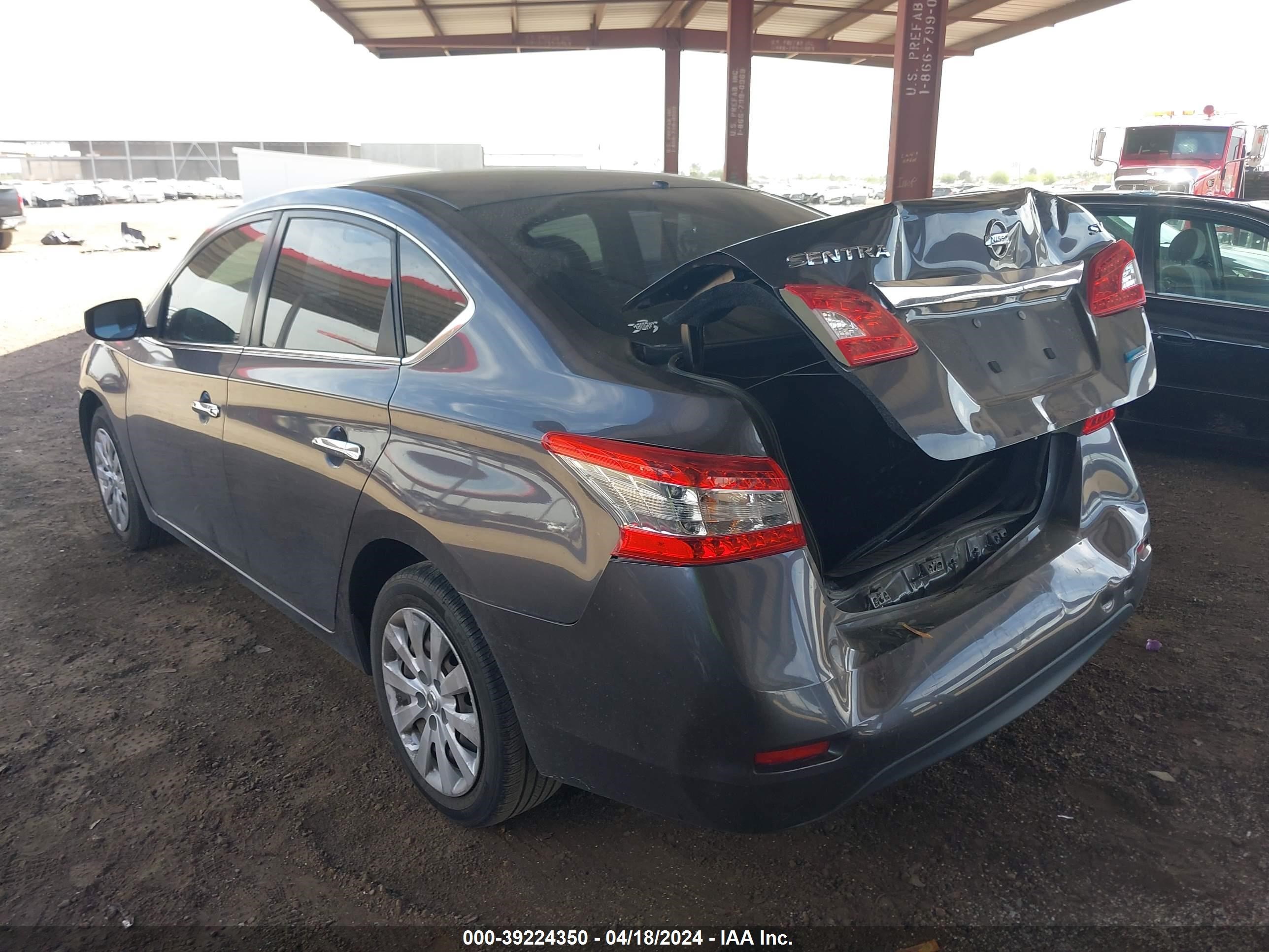 2014 Nissan Sentra Sv vin: 3N1AB7AP1EL670611