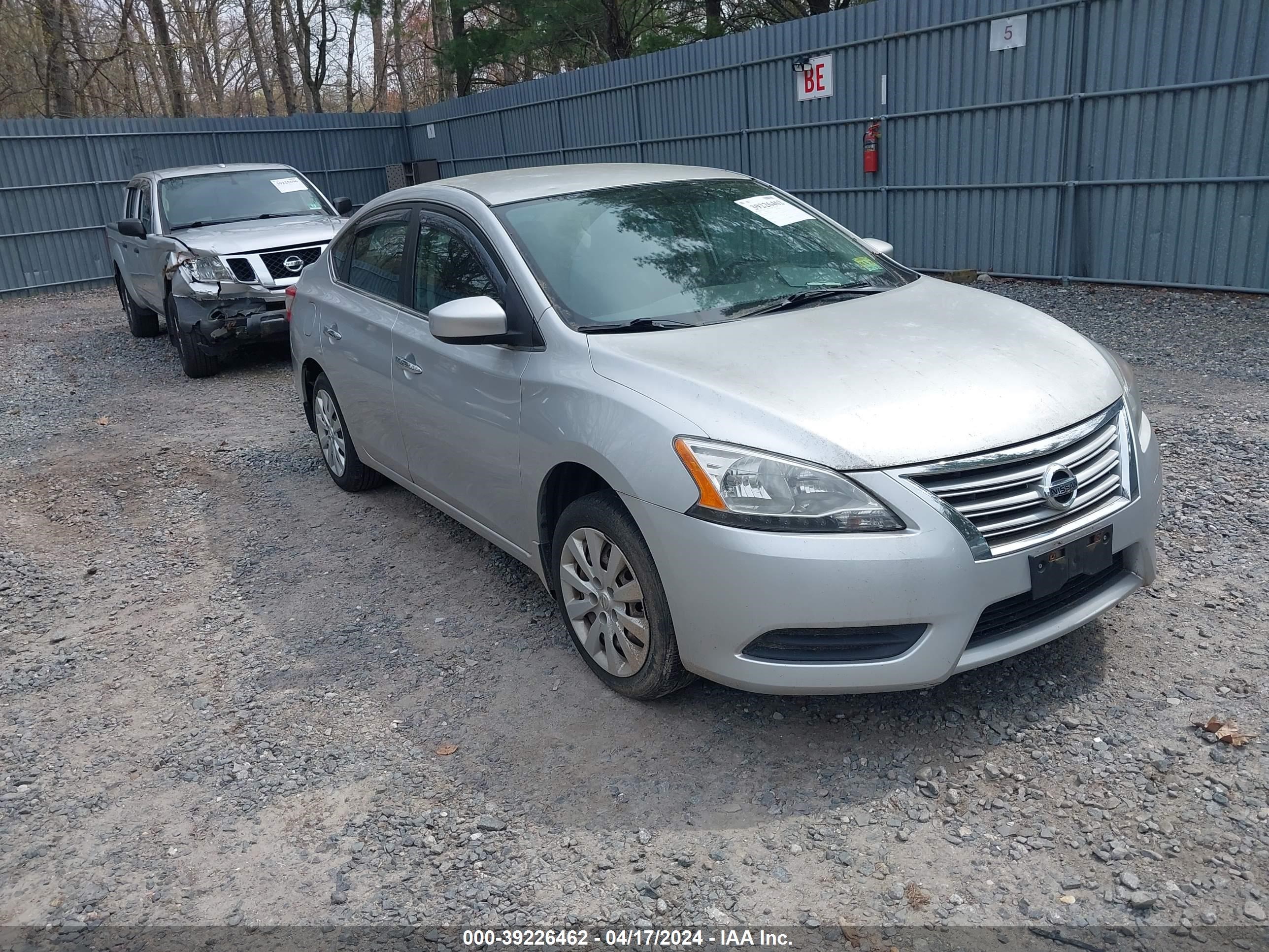 2014 Nissan Sentra Fe+ S/Fe+ Sv/S/Sl/Sr/Sv vin: 3N1AB7AP6EY237675