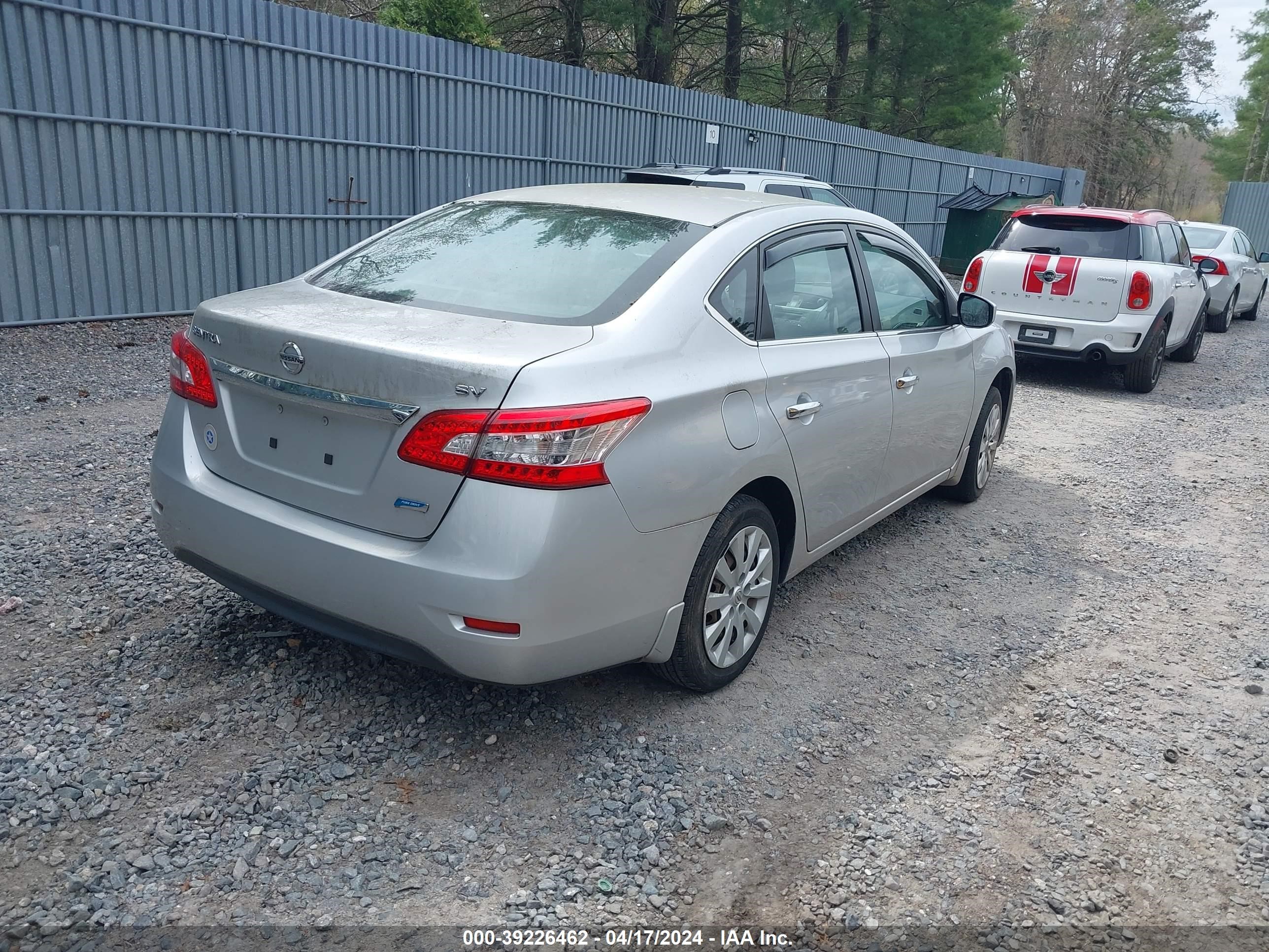 2014 Nissan Sentra Fe+ S/Fe+ Sv/S/Sl/Sr/Sv vin: 3N1AB7AP6EY237675