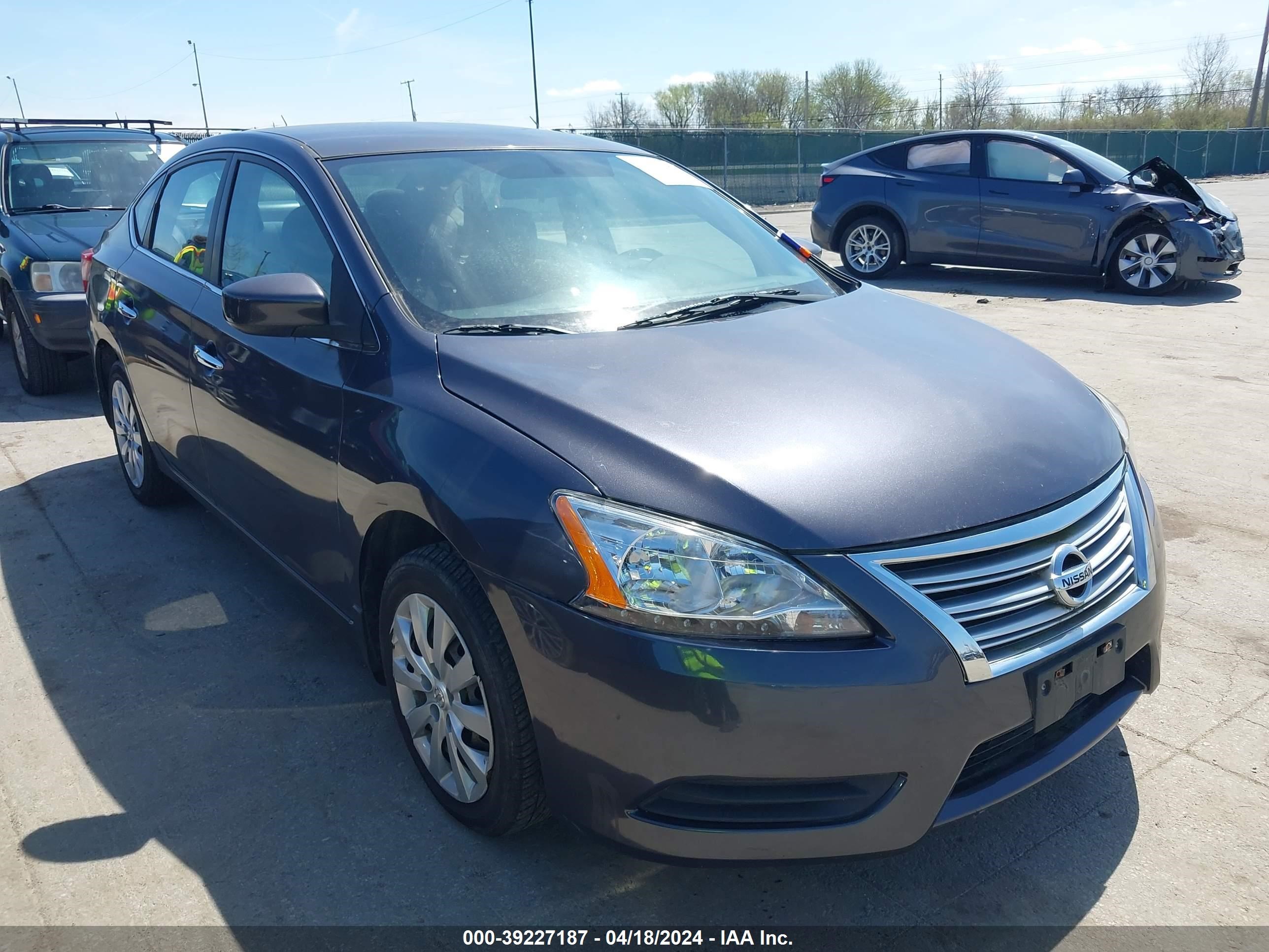 2013 Nissan Sentra Sv vin: 3N1AB7AP6DL707215