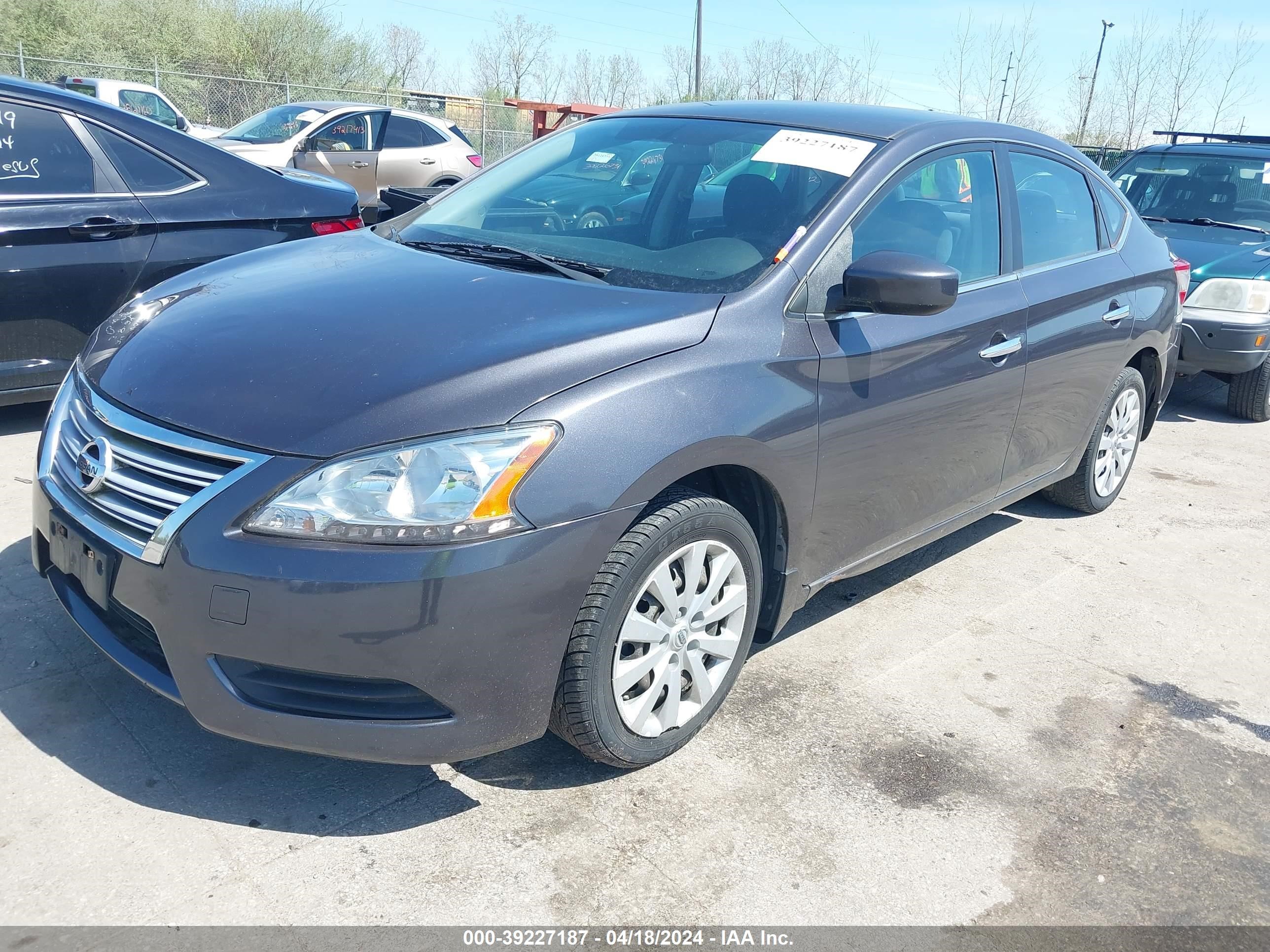 2013 Nissan Sentra Sv vin: 3N1AB7AP6DL707215