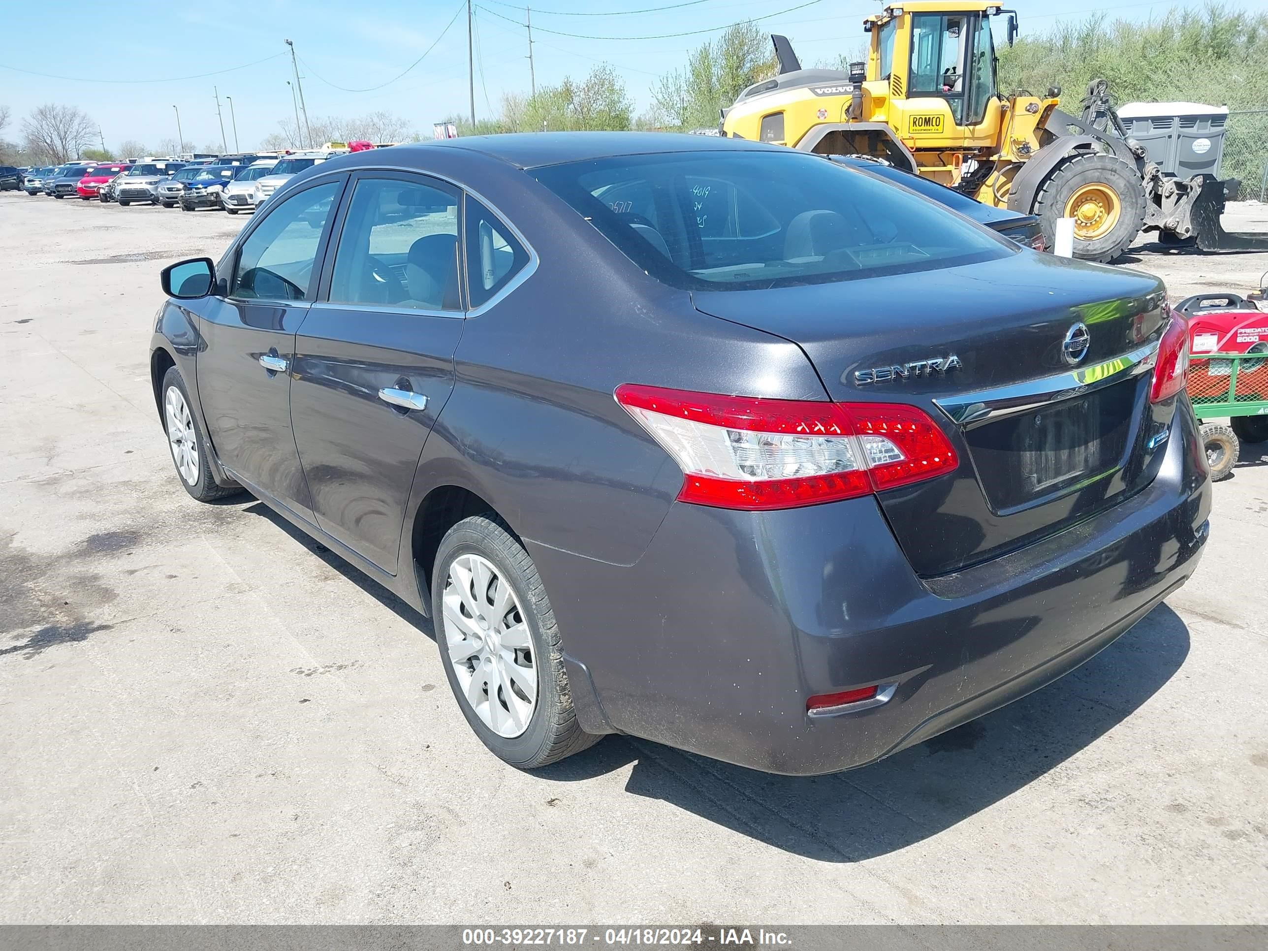 2013 Nissan Sentra Sv vin: 3N1AB7AP6DL707215