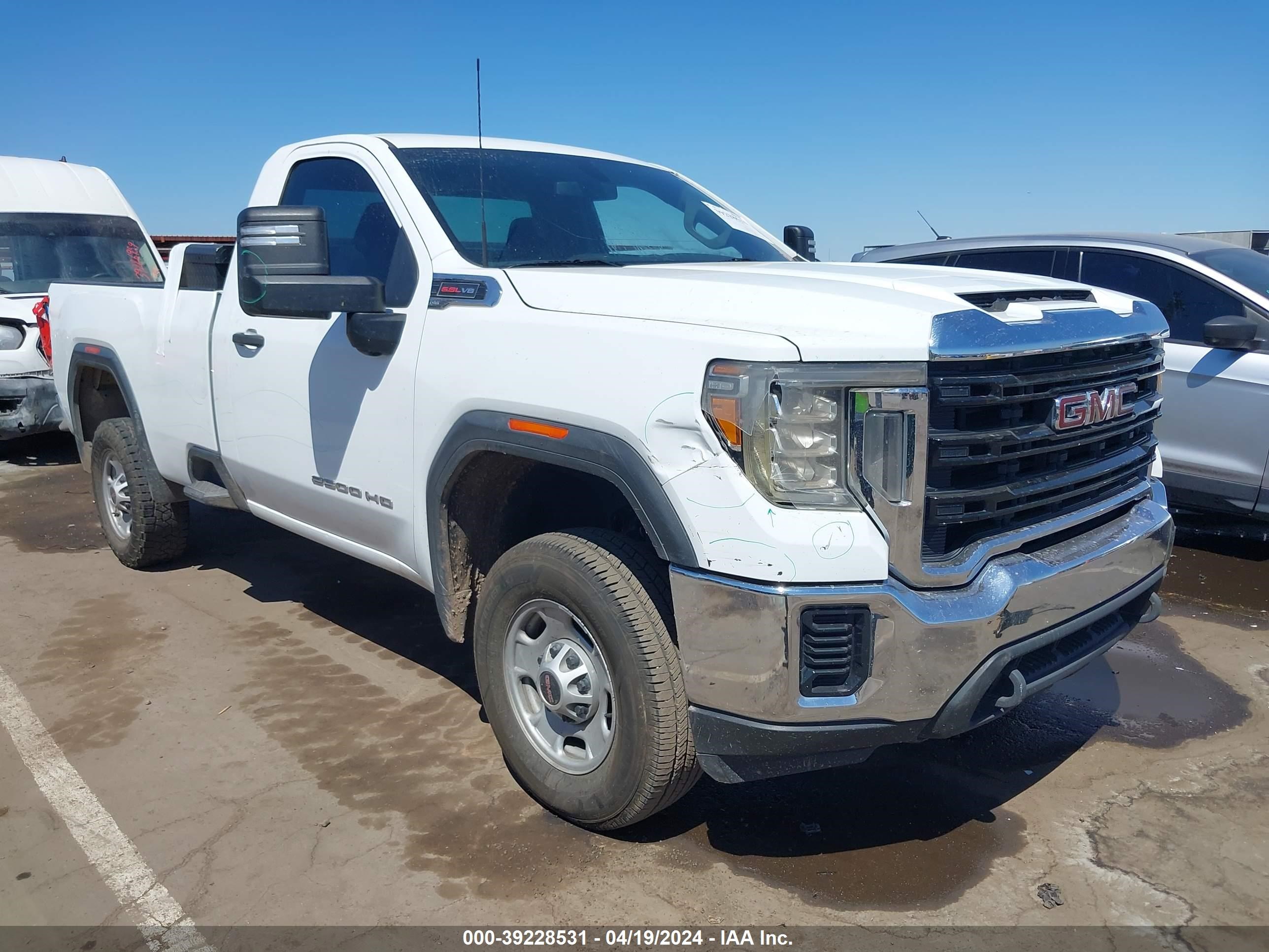 2021 GMC Sierra 2500Hd 2Wd Regular Cab Long Bed vin: 1GT08LE79MF281217