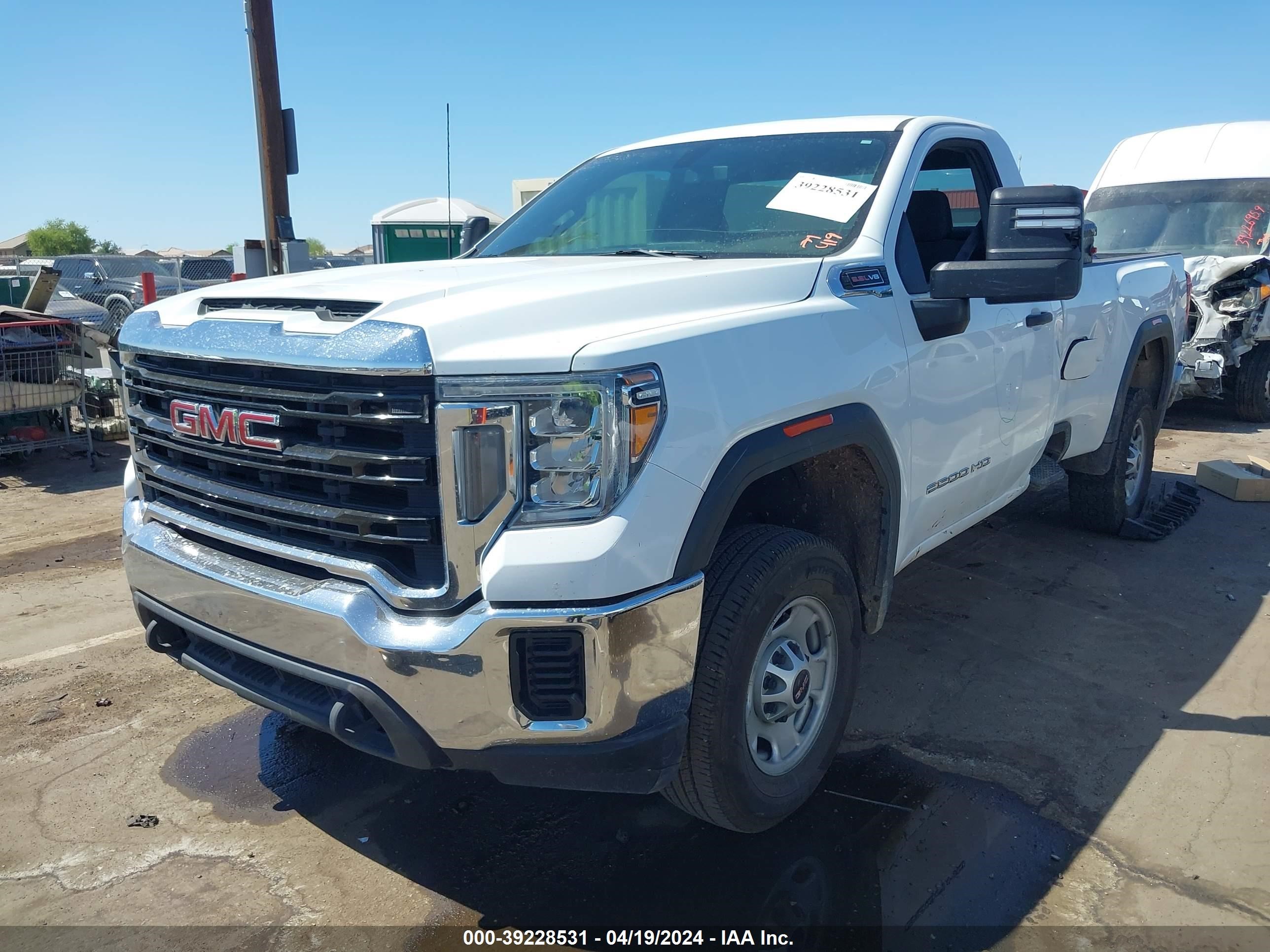 2021 GMC Sierra 2500Hd 2Wd Regular Cab Long Bed vin: 1GT08LE79MF281217