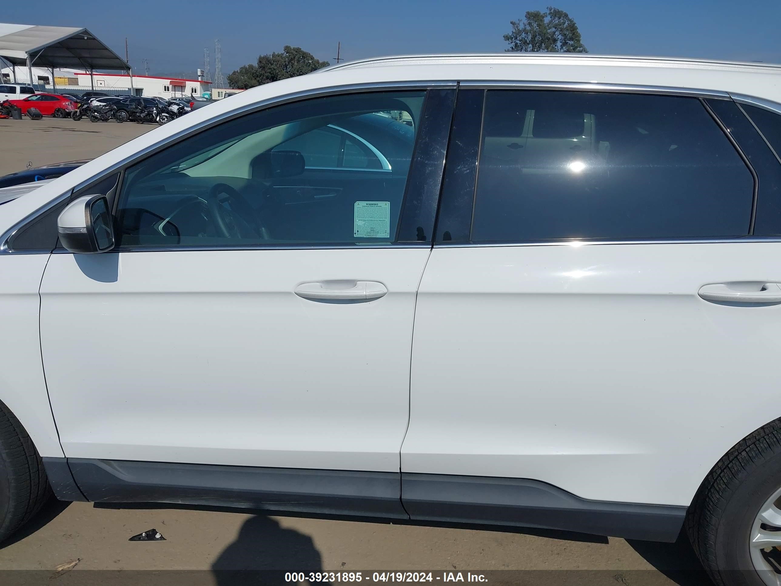 2020 Ford Edge Sel vin: 2FMPK4J9XLBB14339