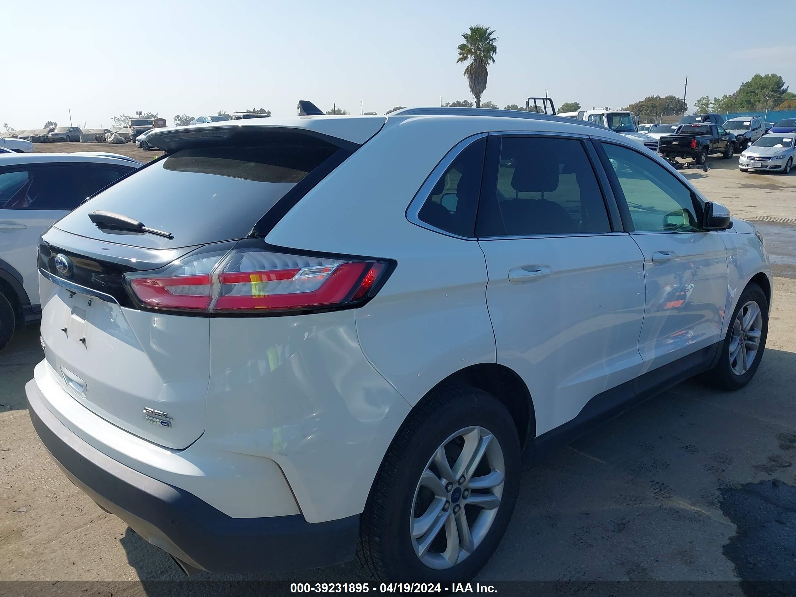 2020 Ford Edge Sel vin: 2FMPK4J9XLBB14339