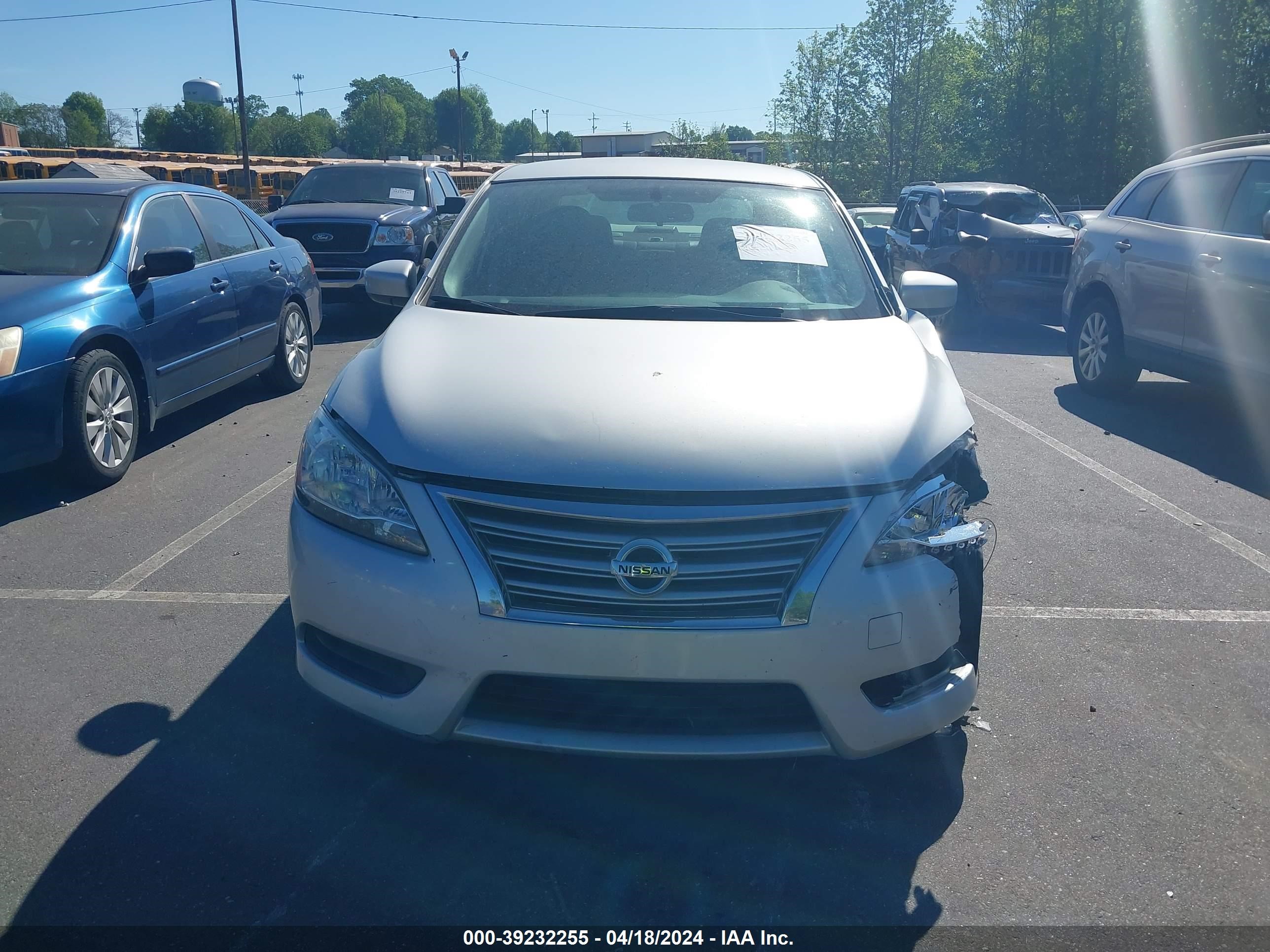 2015 Nissan Sentra Sv vin: 3N1AB7AP3FL644254