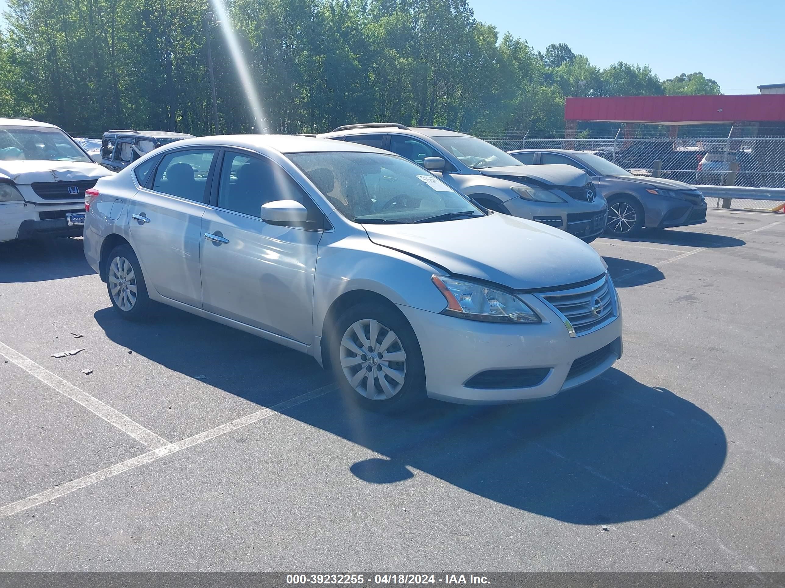 2015 Nissan Sentra Sv vin: 3N1AB7AP3FL644254