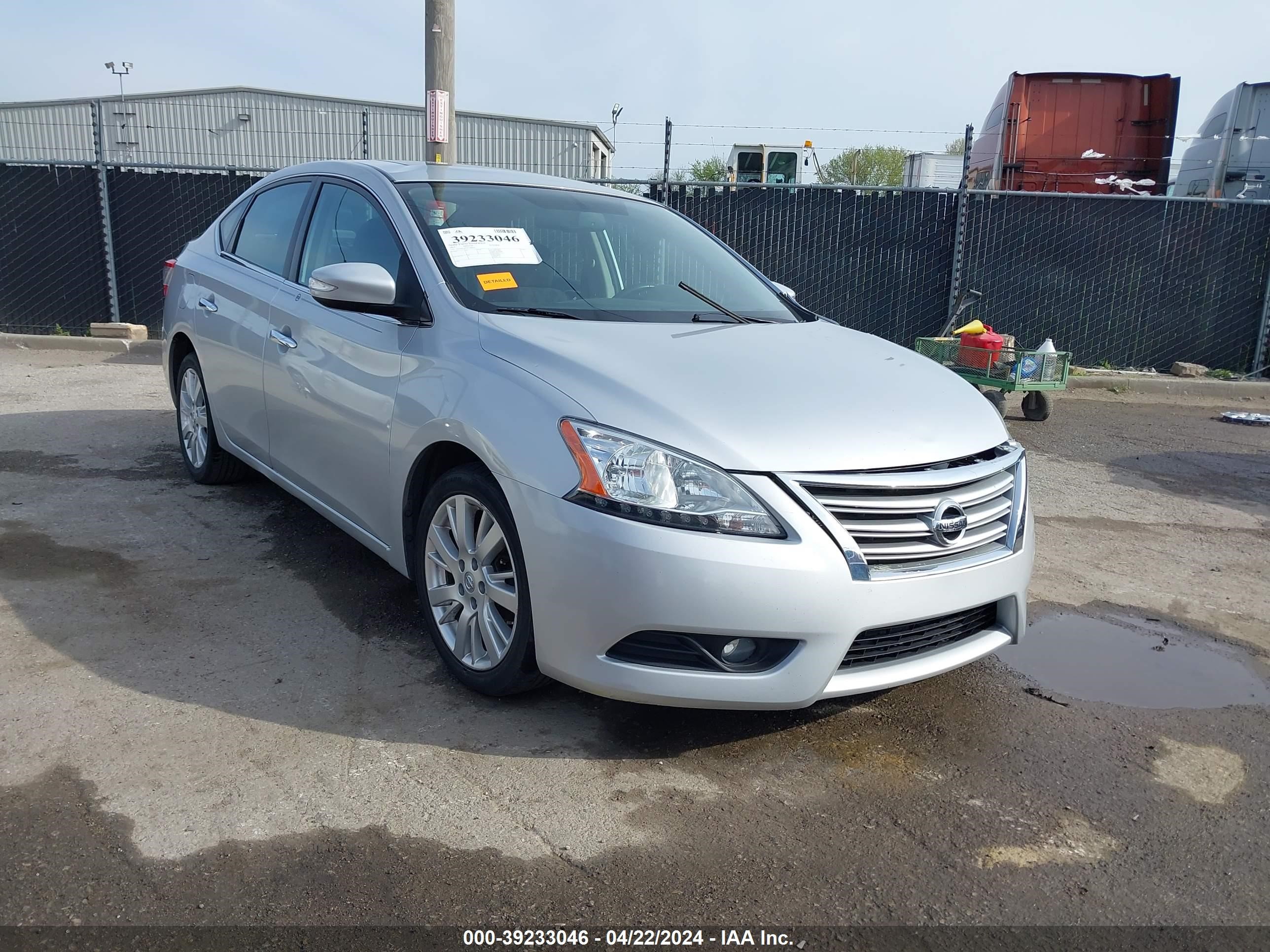 2013 Nissan Sentra Sl vin: 3N1AB7AP3DL688879