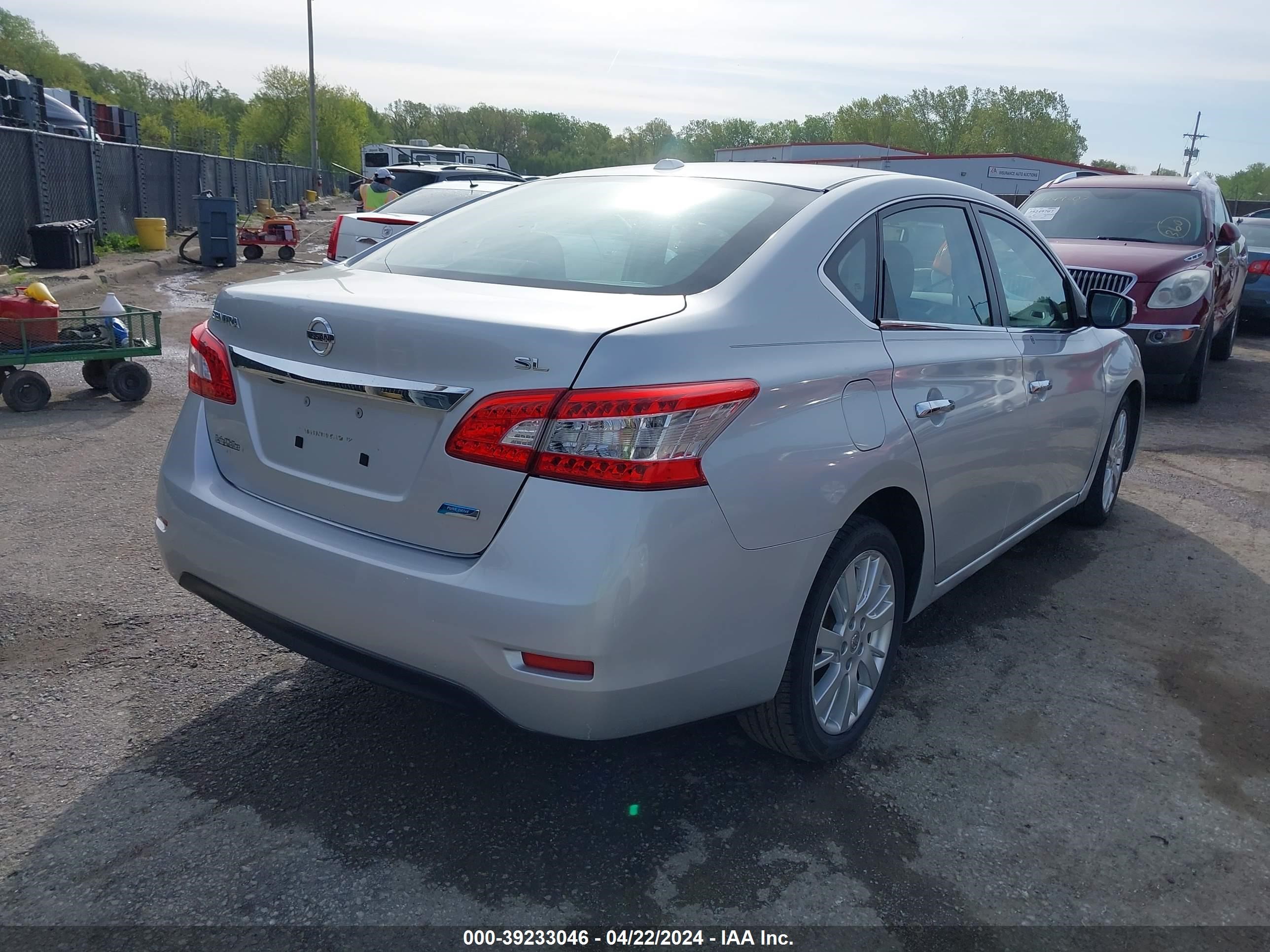 2013 Nissan Sentra Sl vin: 3N1AB7AP3DL688879