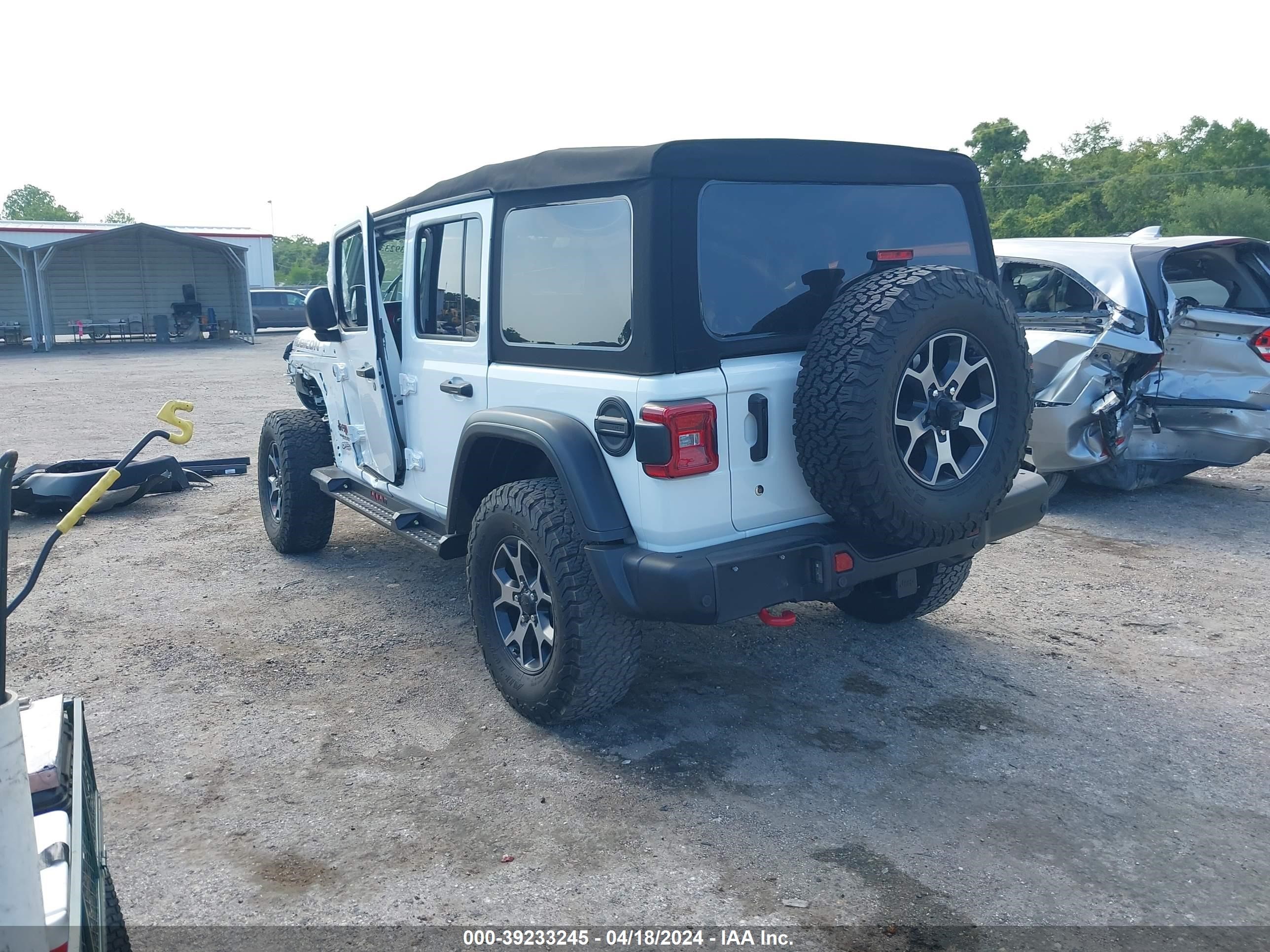 2019 Jeep Wrangler Unlimited Rubicon 4X4 vin: 1C4HJXFG0KW630047