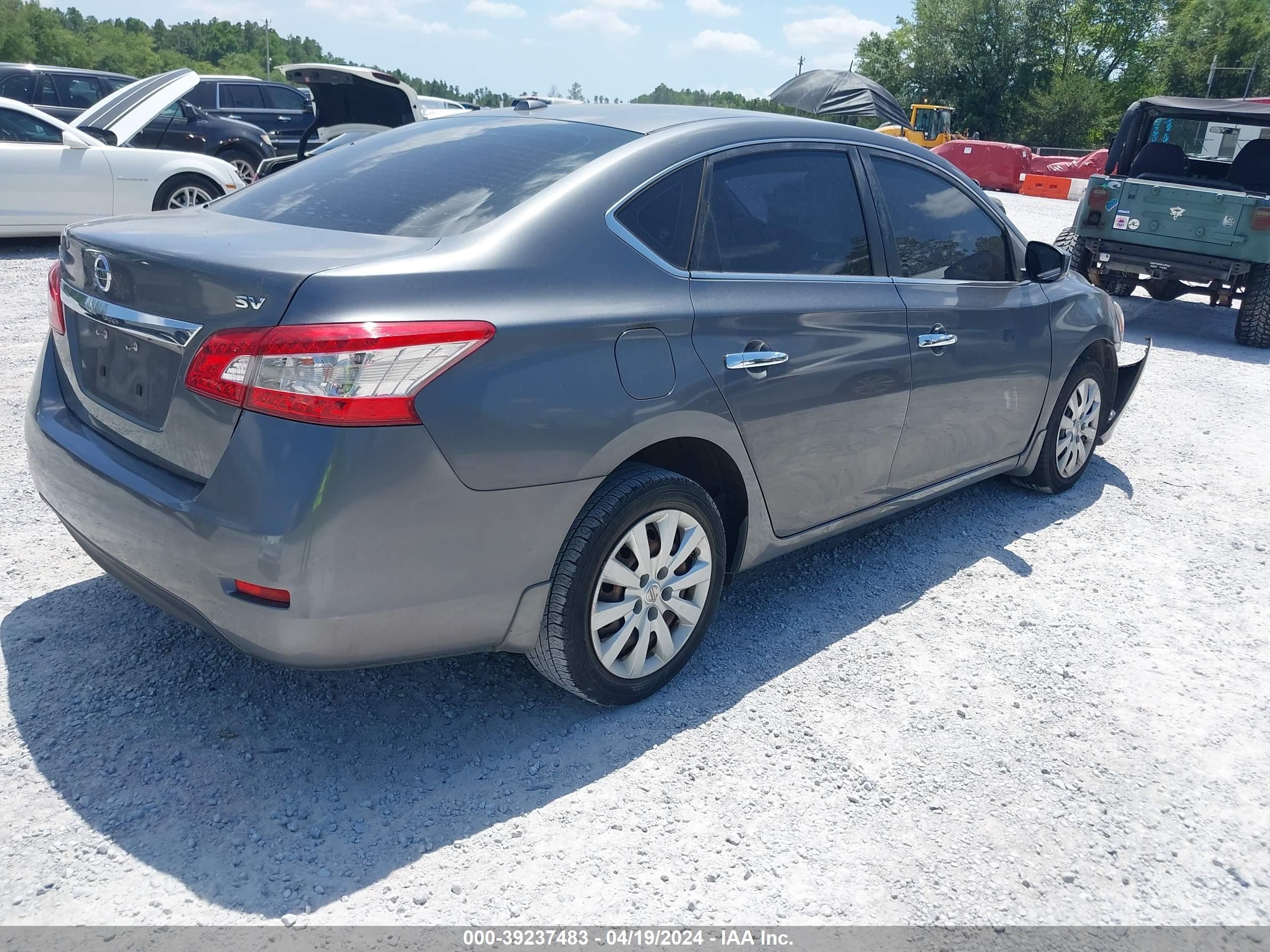 2015 Nissan Sentra Sv vin: 3N1AB7AP7FL691688