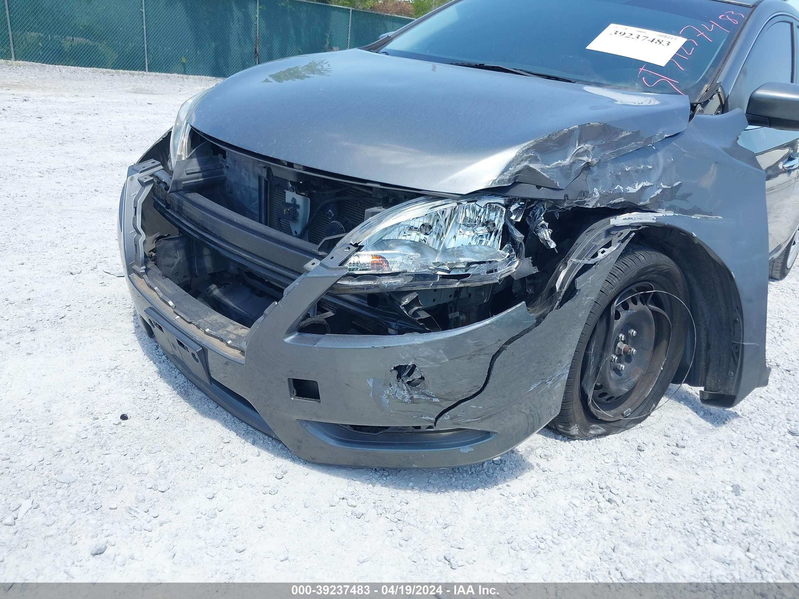 2015 Nissan Sentra Sv vin: 3N1AB7AP7FL691688