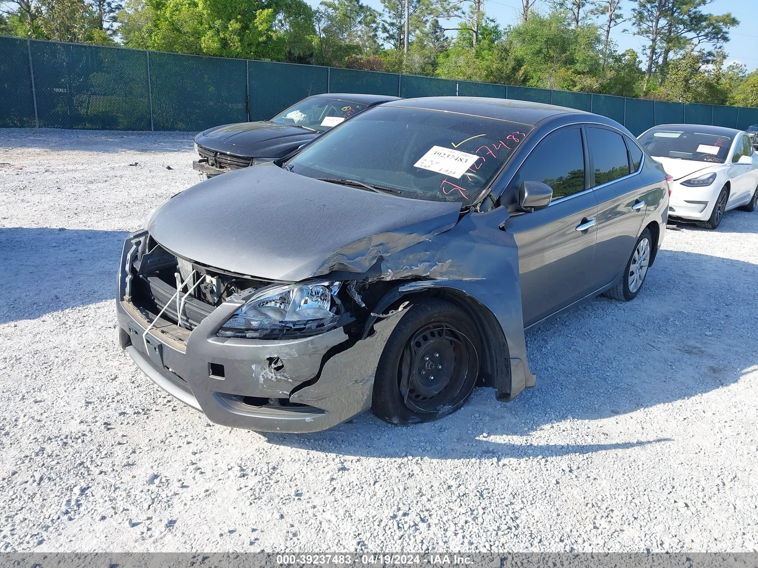 2015 Nissan Sentra Sv vin: 3N1AB7AP7FL691688