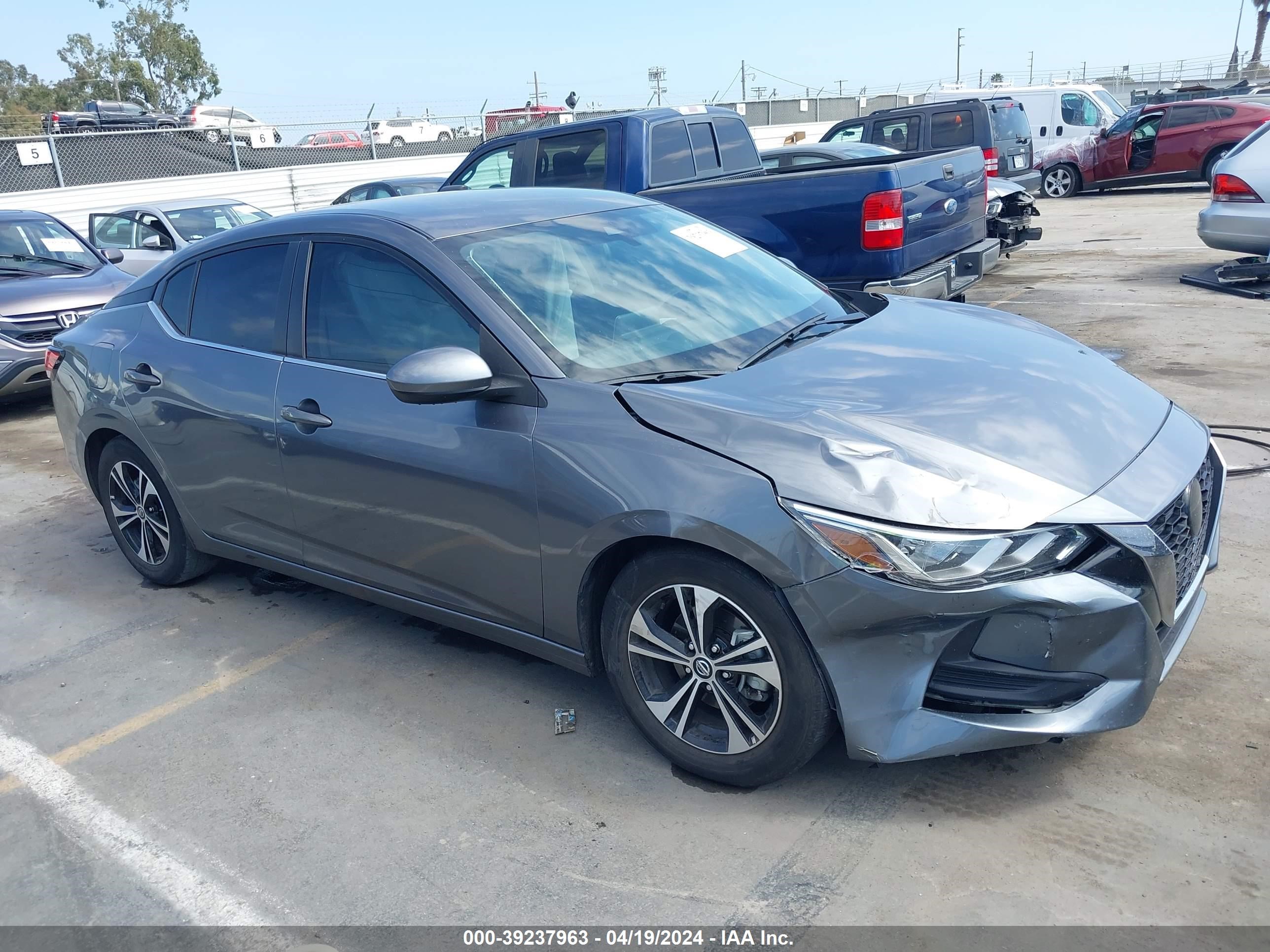 2022 Nissan Sentra Sv Xtronic Cvt vin: 3N1AB8CVXNY263567