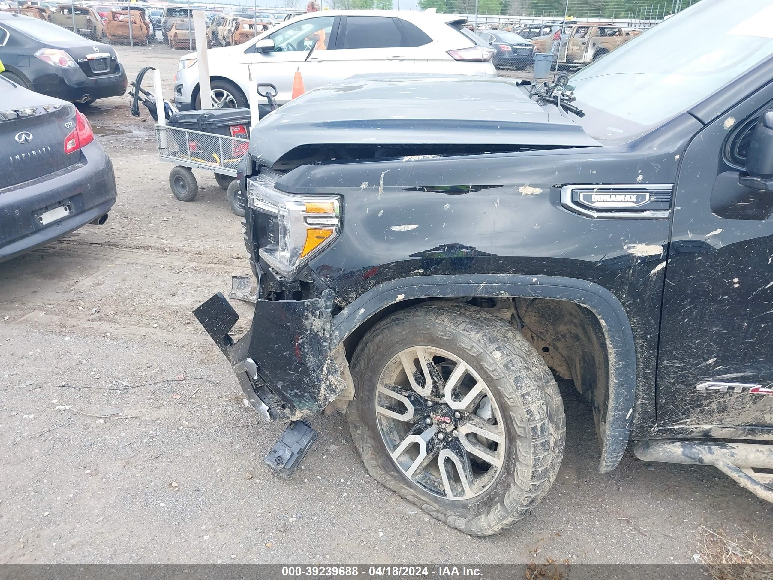 2021 GMC Sierra 1500 4Wd Short Box At4 vin: 3GTU9EET5MG267949