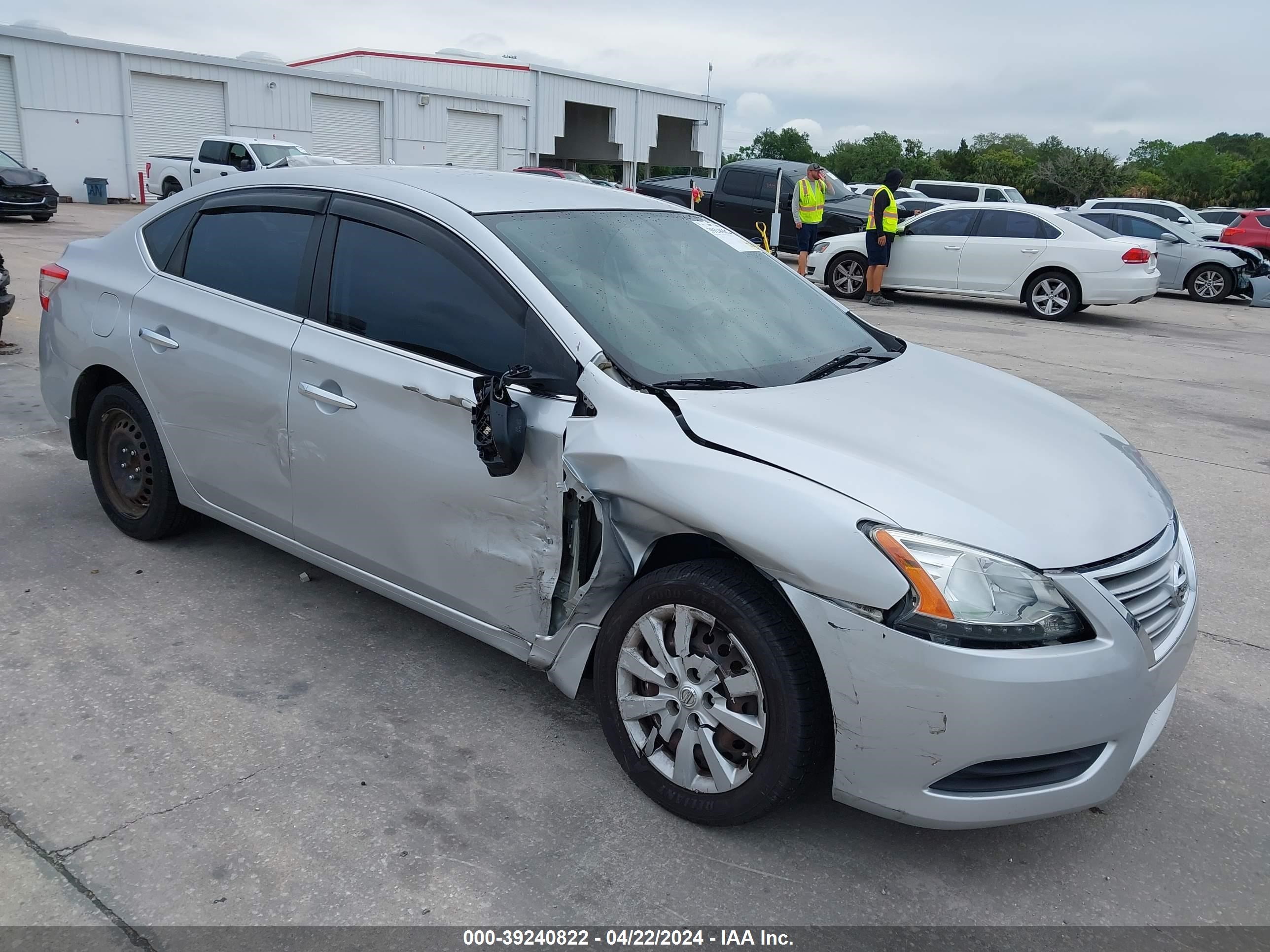 2015 Nissan Sentra S vin: 3N1AB7AP1FY354131