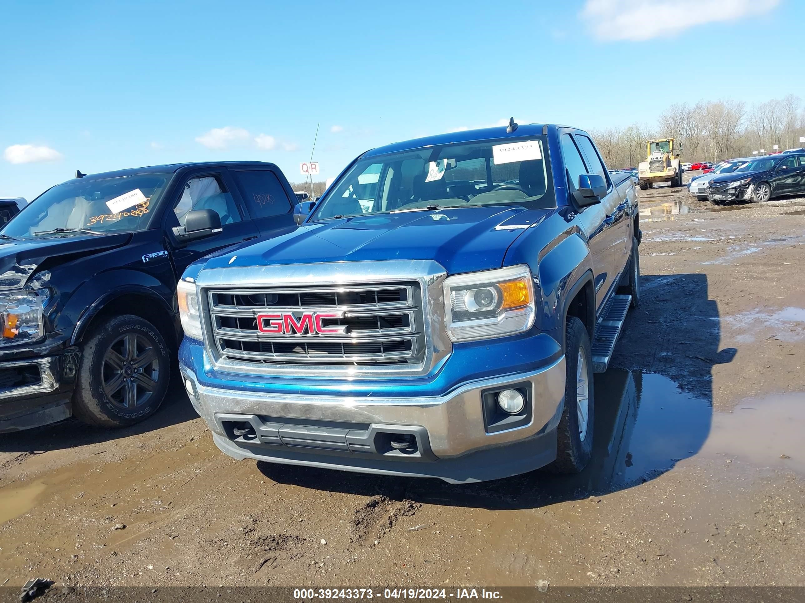 2015 GMC Sierra 1500 Sle vin: 3GTU2UEC8FG188888