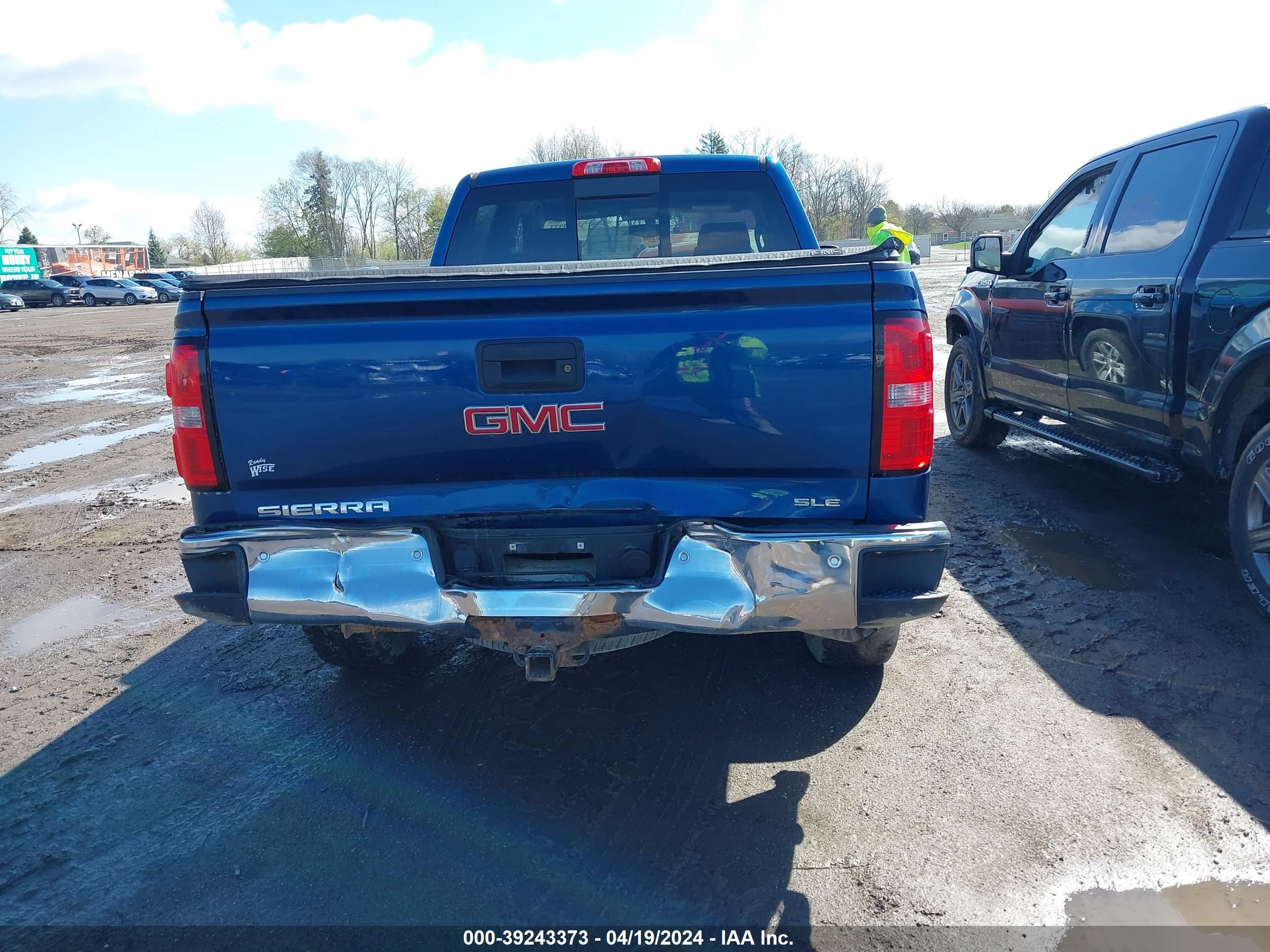 2015 GMC Sierra 1500 Sle vin: 3GTU2UEC8FG188888