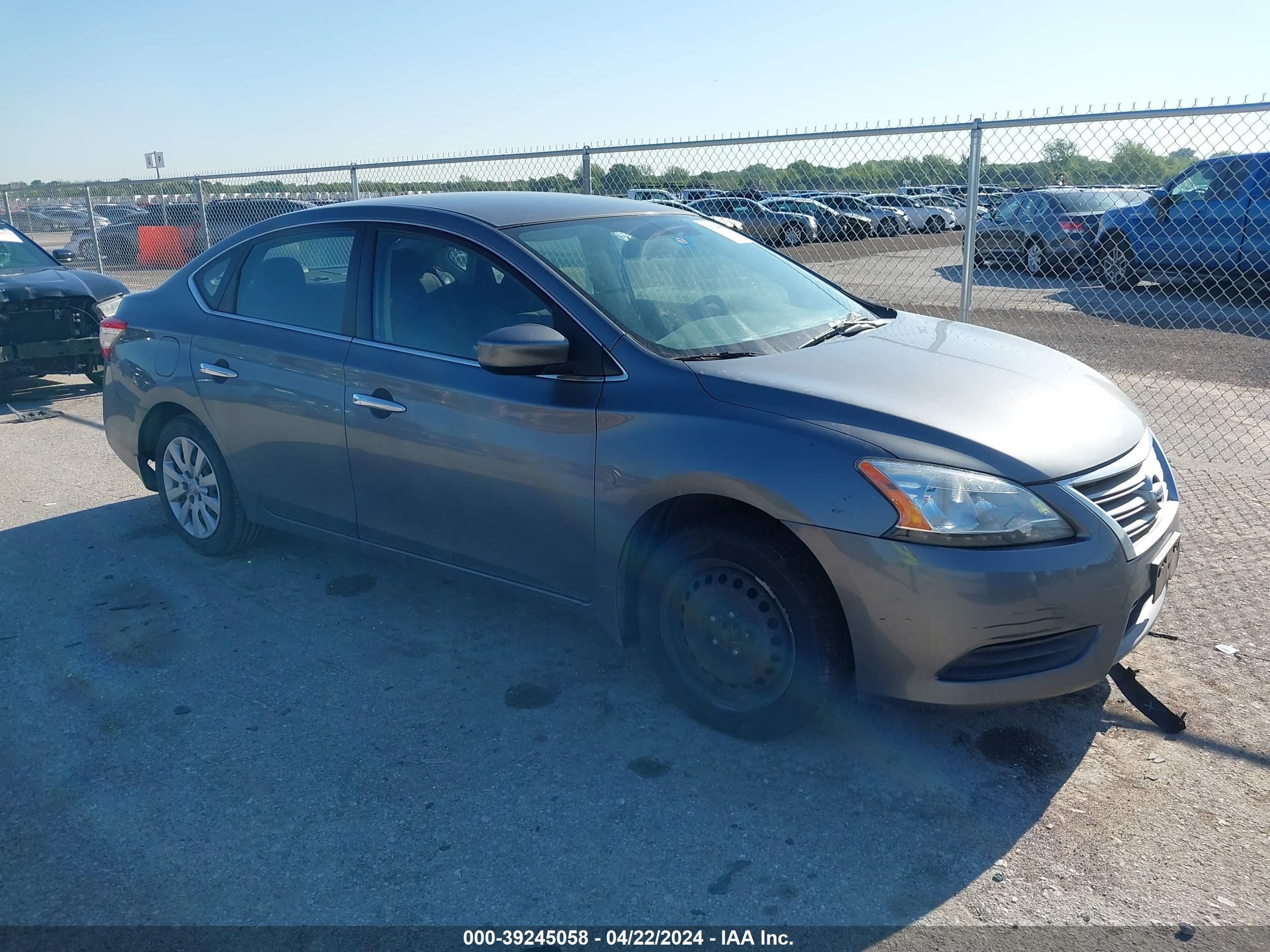 2015 Nissan Sentra S vin: 3N1AB7AP3FY321437