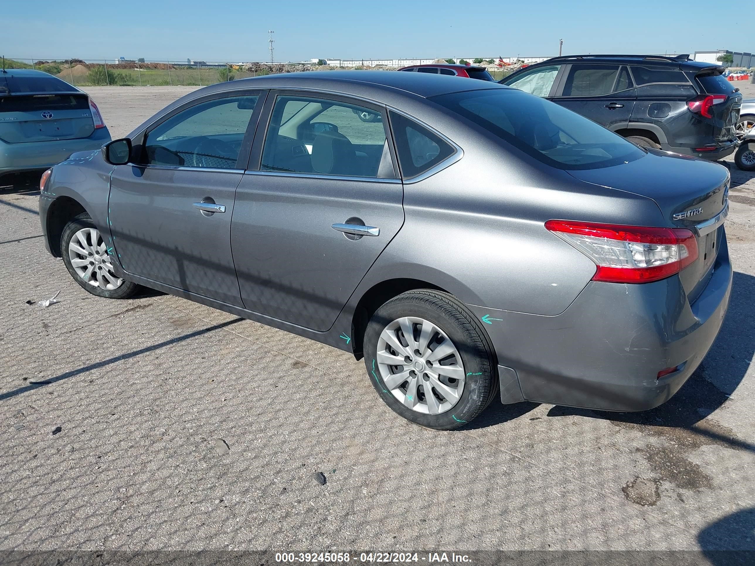 2015 Nissan Sentra S vin: 3N1AB7AP3FY321437