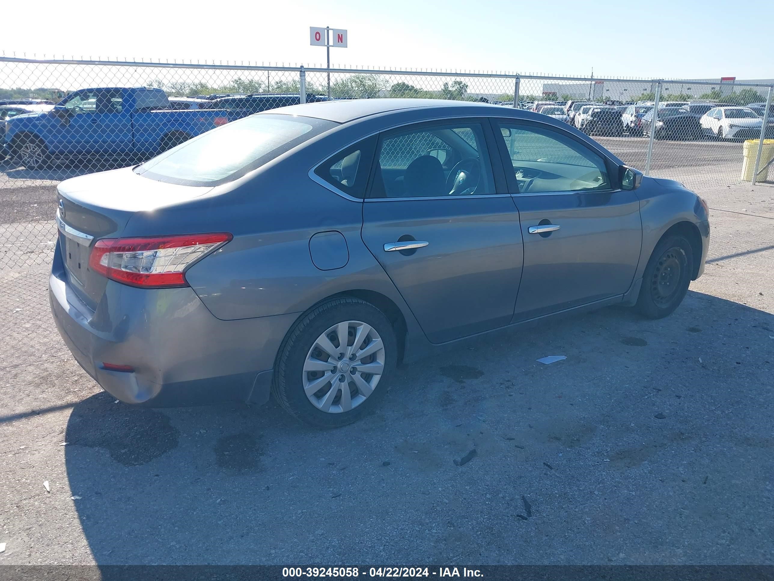 2015 Nissan Sentra S vin: 3N1AB7AP3FY321437