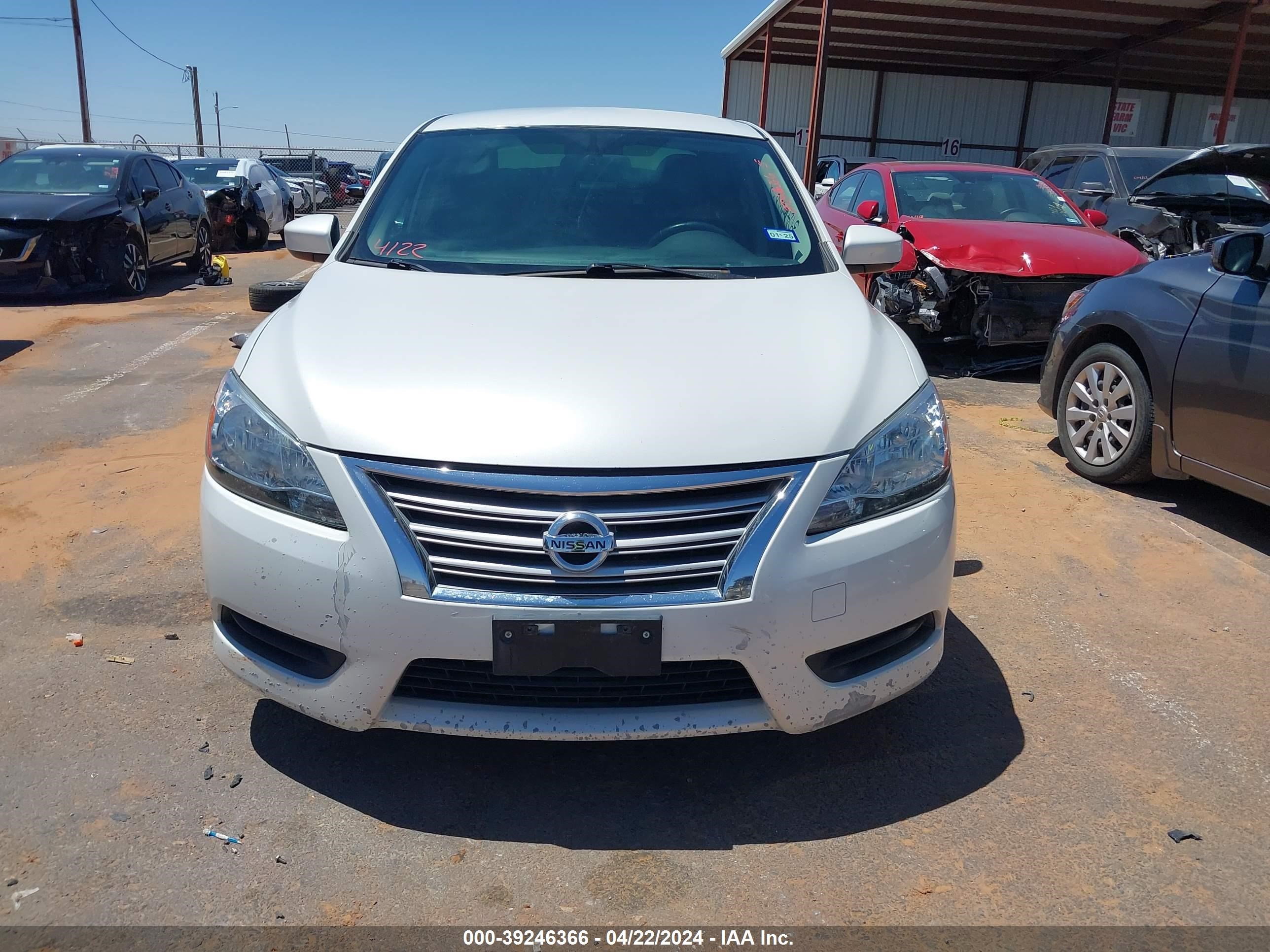 2015 Nissan Sentra Sv vin: 3N1AB7AP1FY227475